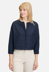 Blouson mit 3/4 Arm / Modellfoto Vorderseite