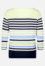 Basic Shirt mit U-Boot-Ausschnitt / Rückseite