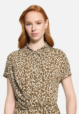 Jumpsuit mit Leo-Print / Detailbild