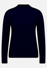 Kaschmir-Pullover mit Stehkragen / Vorderseite