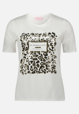 Basic Shirt mit Aufdruck / Vorderseite