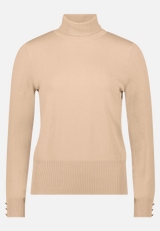 Rollkragenpullover langarm / Vorderseite