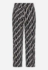Marlene-Hose mit elastischem Bund / Rückseite