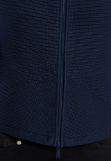 Grobstrickjacke ohne Arm / Detailbild