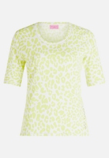 Basic Shirt mit Rippenstruktur / Vorderseite