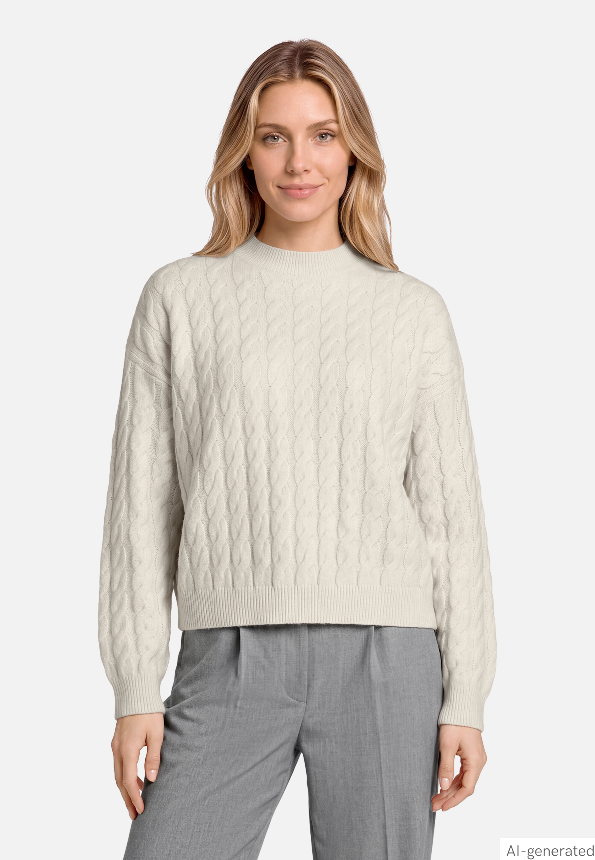Strickpullover mit Effektgarn