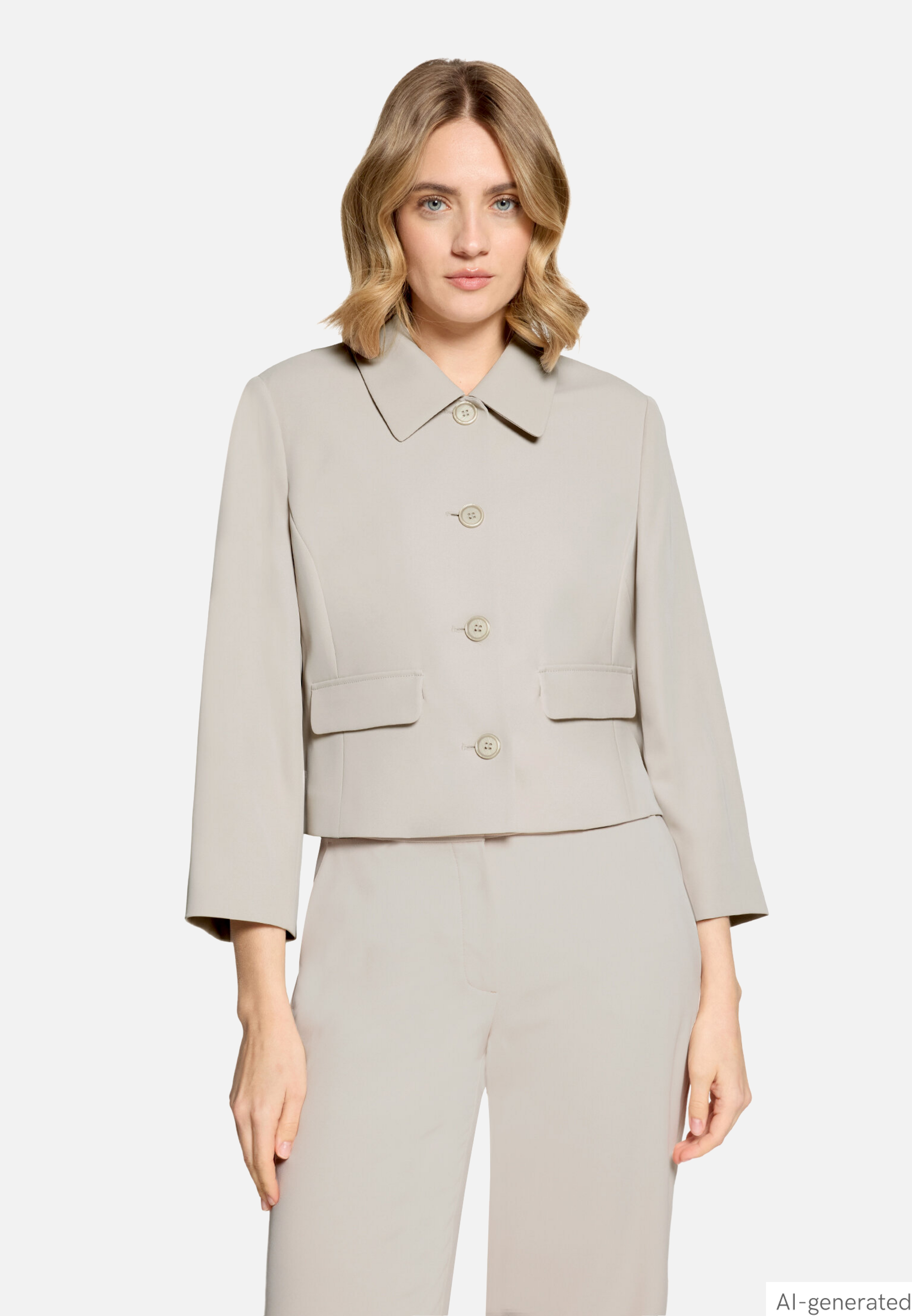 Blazer-Jacke mit 3/4 Arm