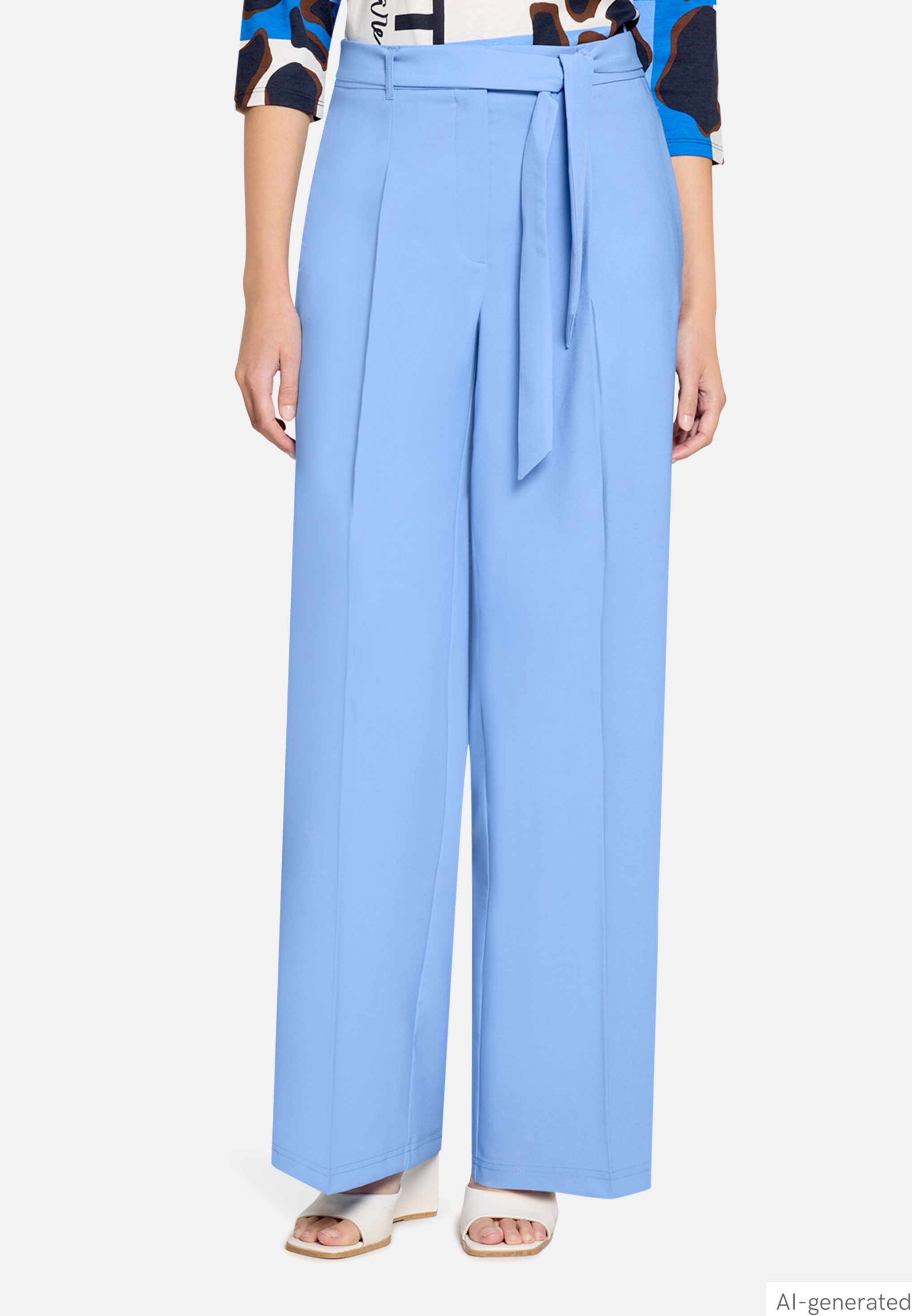 Stoffhose unifarben