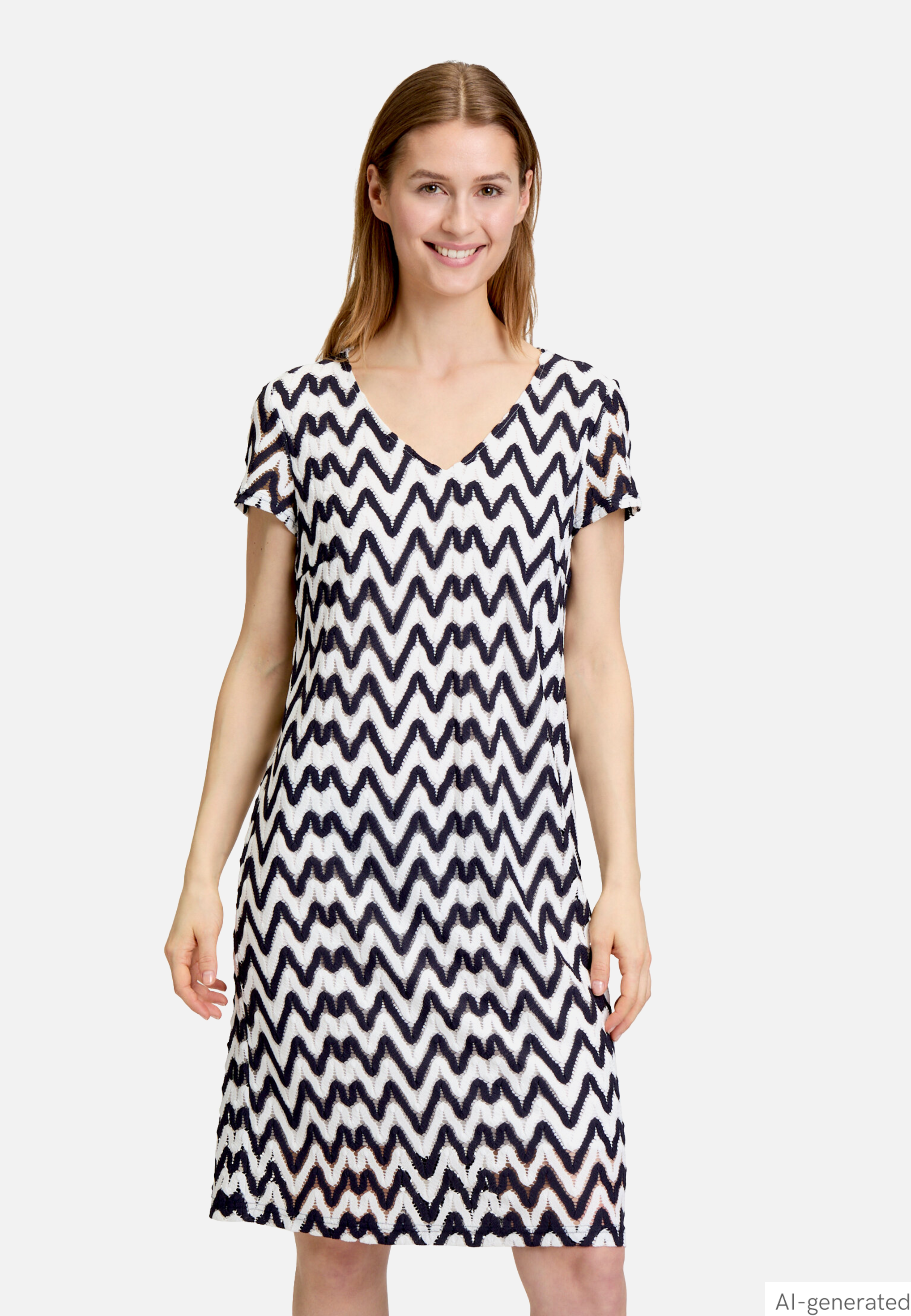 Sommerkleid mit V-Ausschnitt
