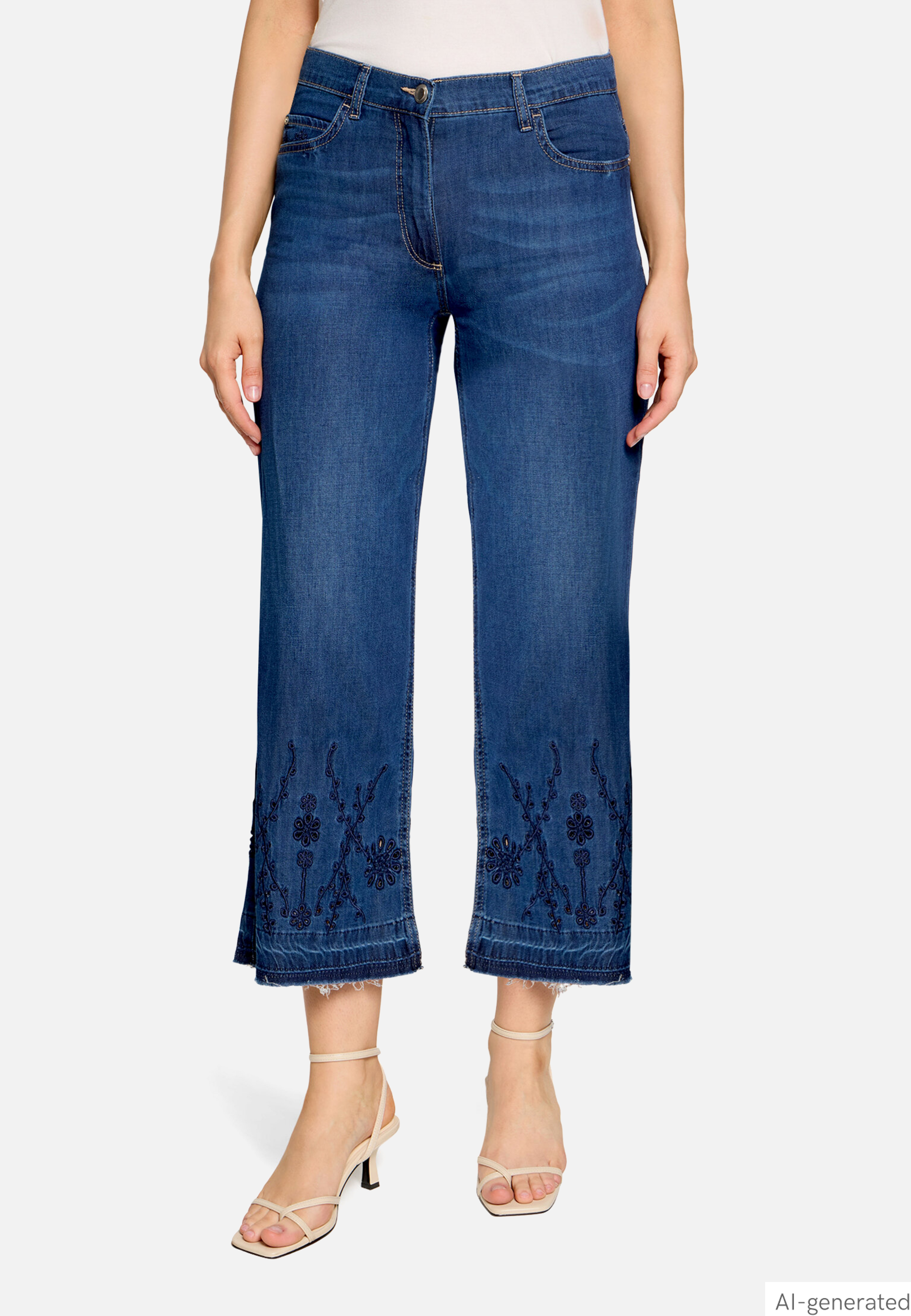 Casual-Hose mit Waschung