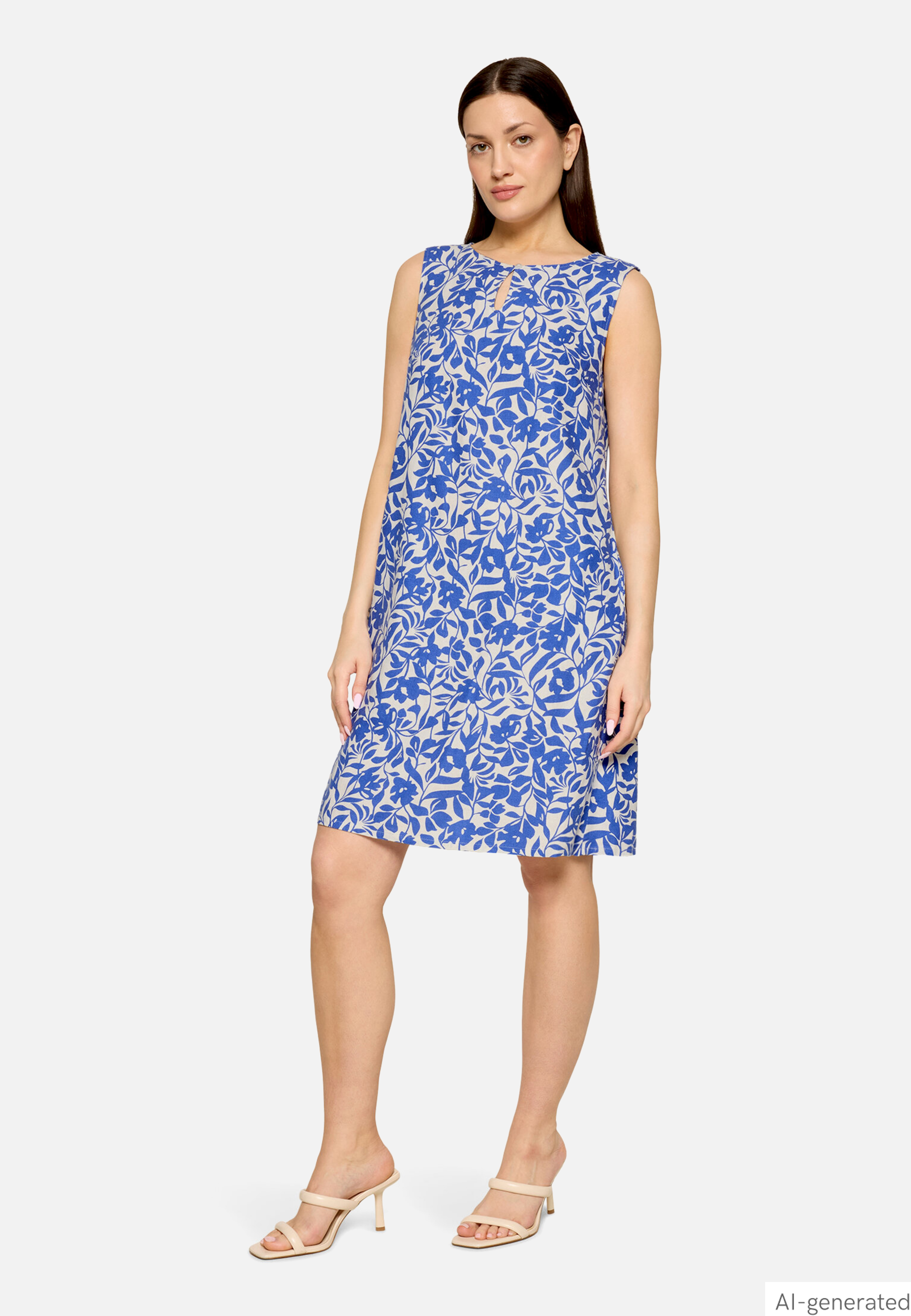 Leinenkleid ohne Arm
