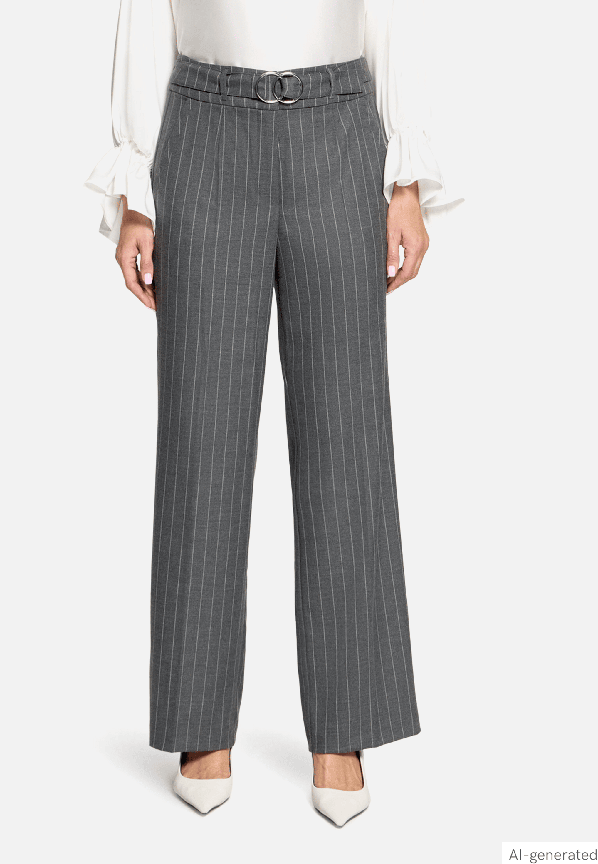 Marlene-Hose mit Bindegürtel