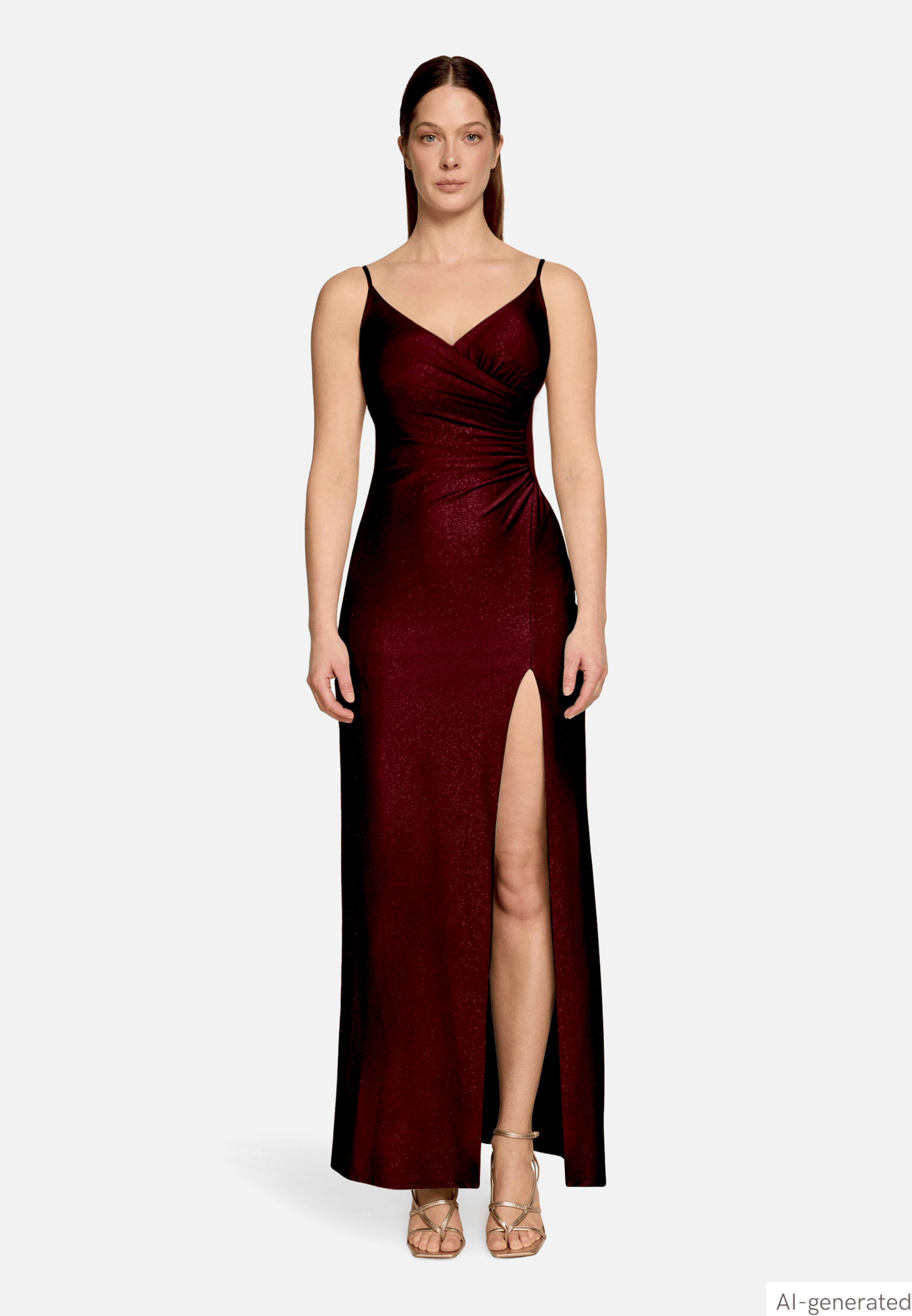 Abendkleid mit Seitenschlitzen