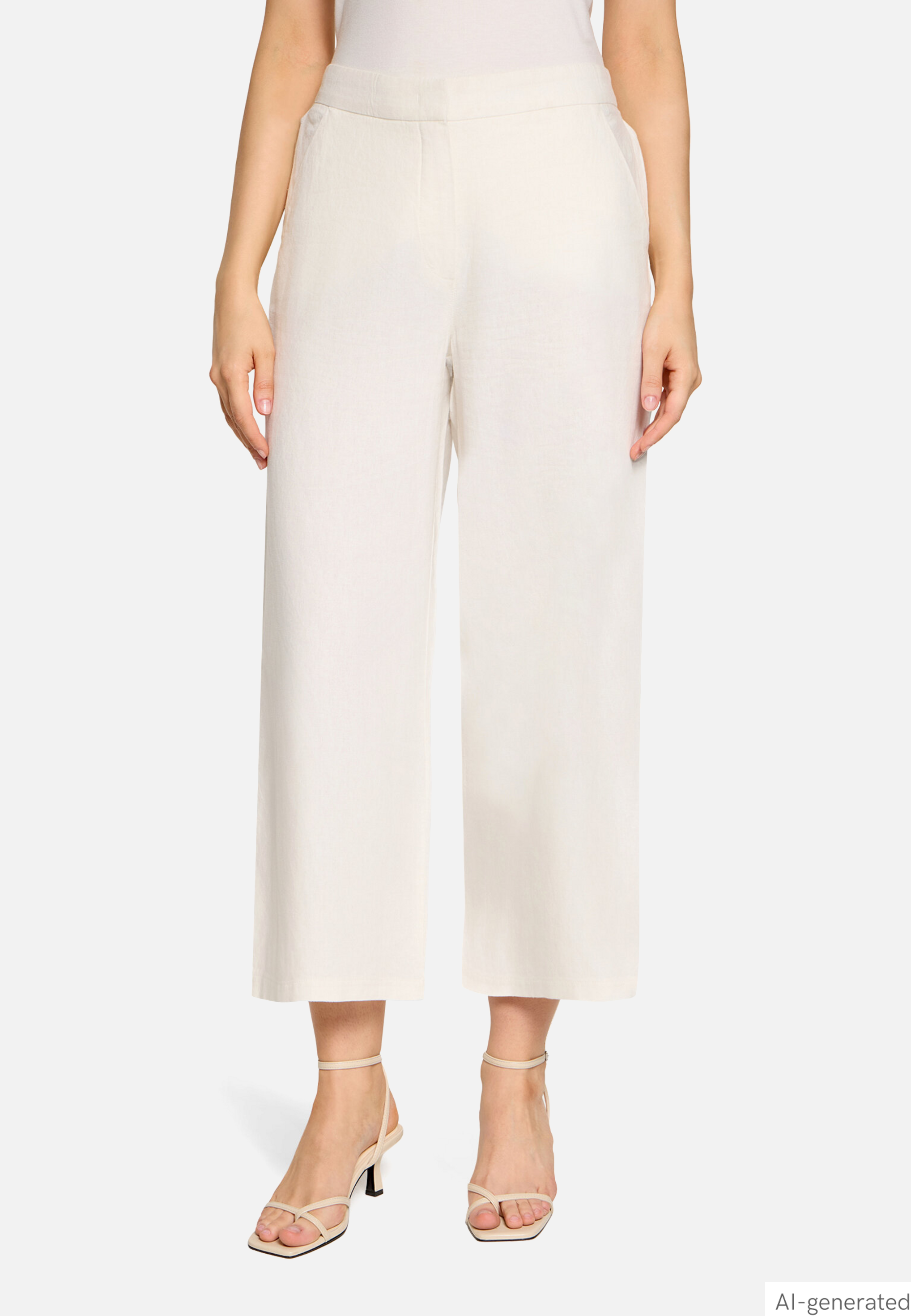 Leinenhose unifarben