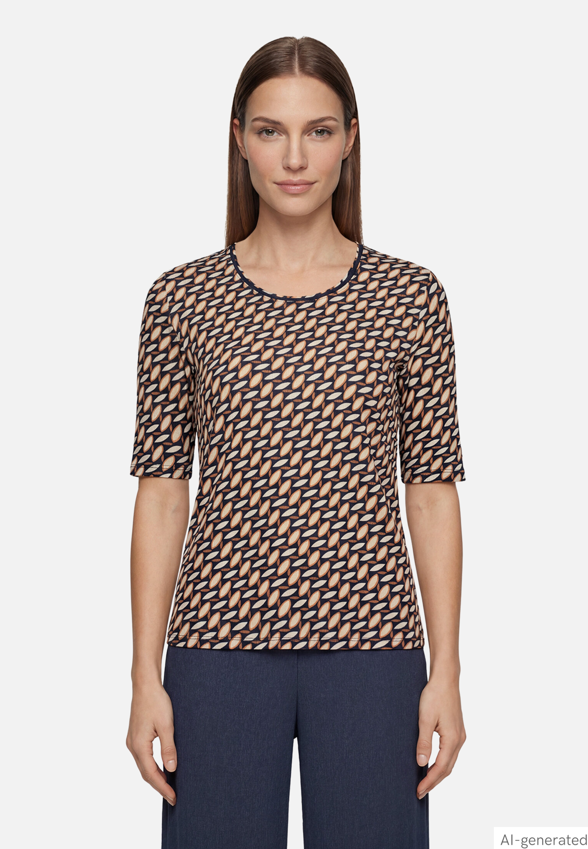 T-Shirt mit grafischem Muster