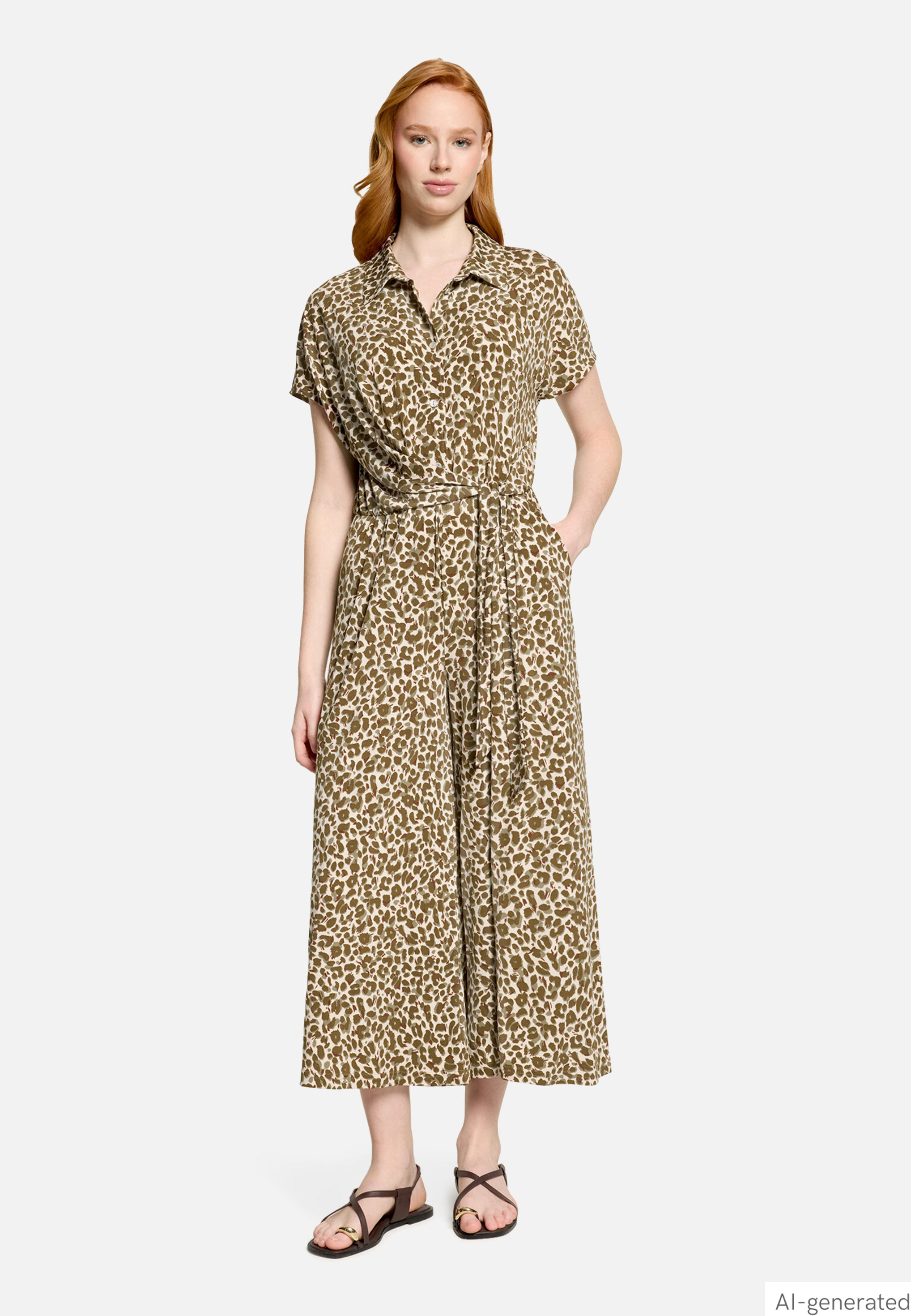 Jumpsuit mit Eingrifftaschen