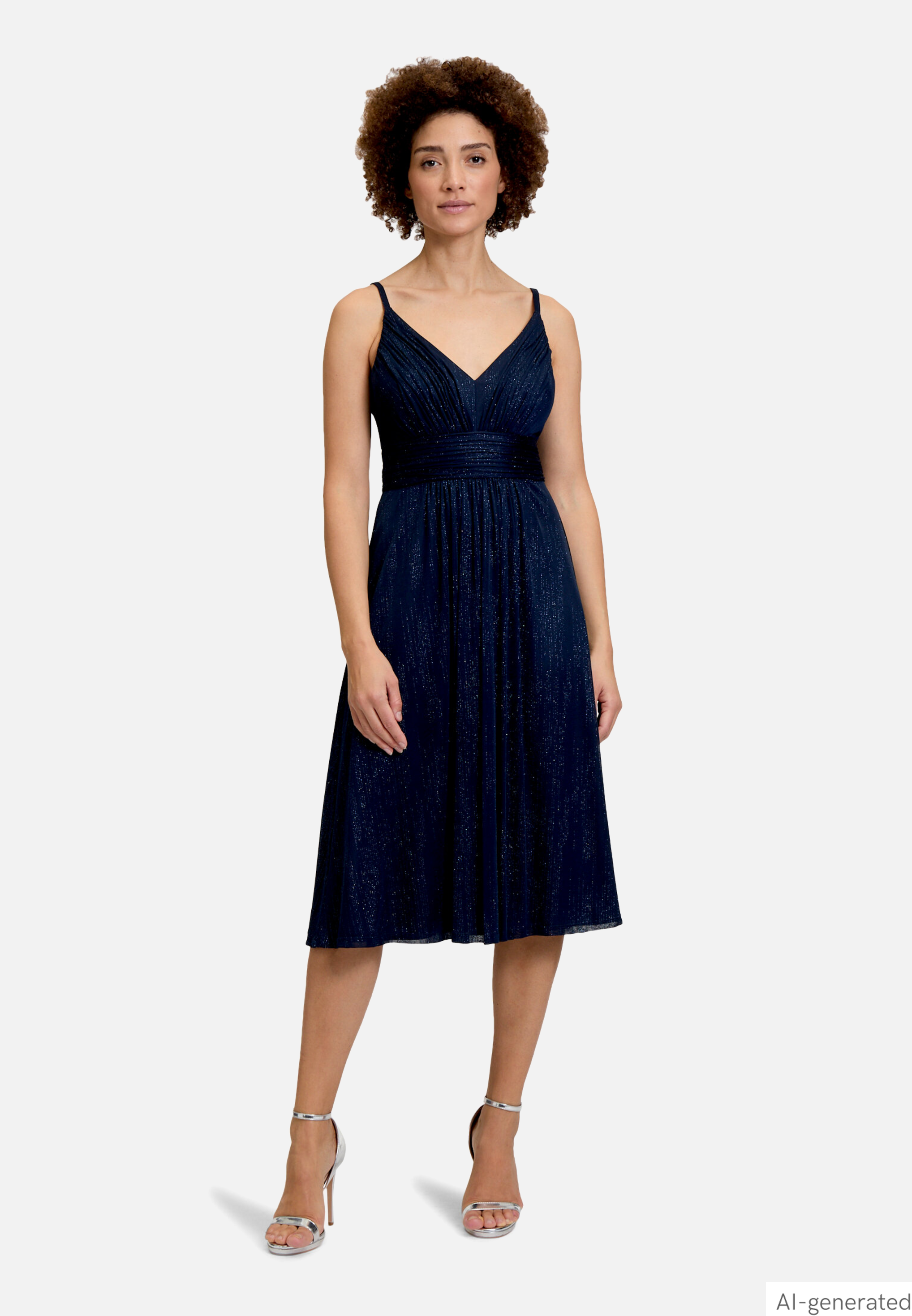 Abendkleid im Glitzer-Look