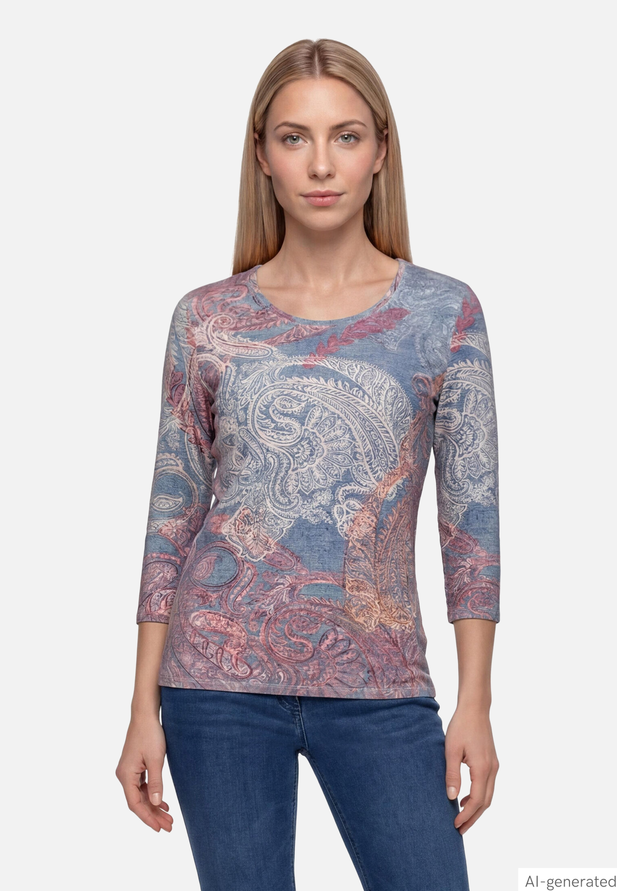 Shirt mit Paisley-Muster