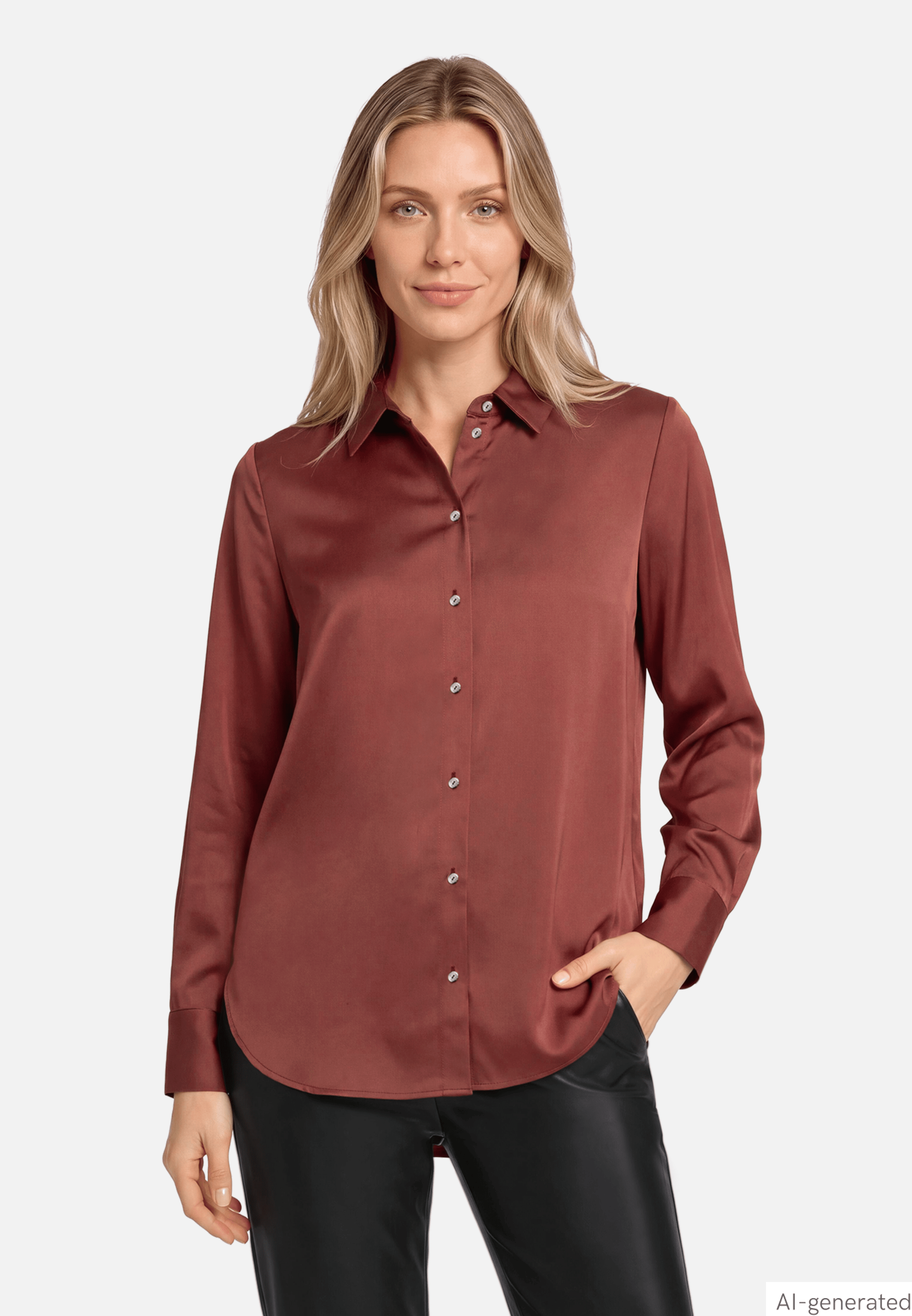 Hemdbluse langarm