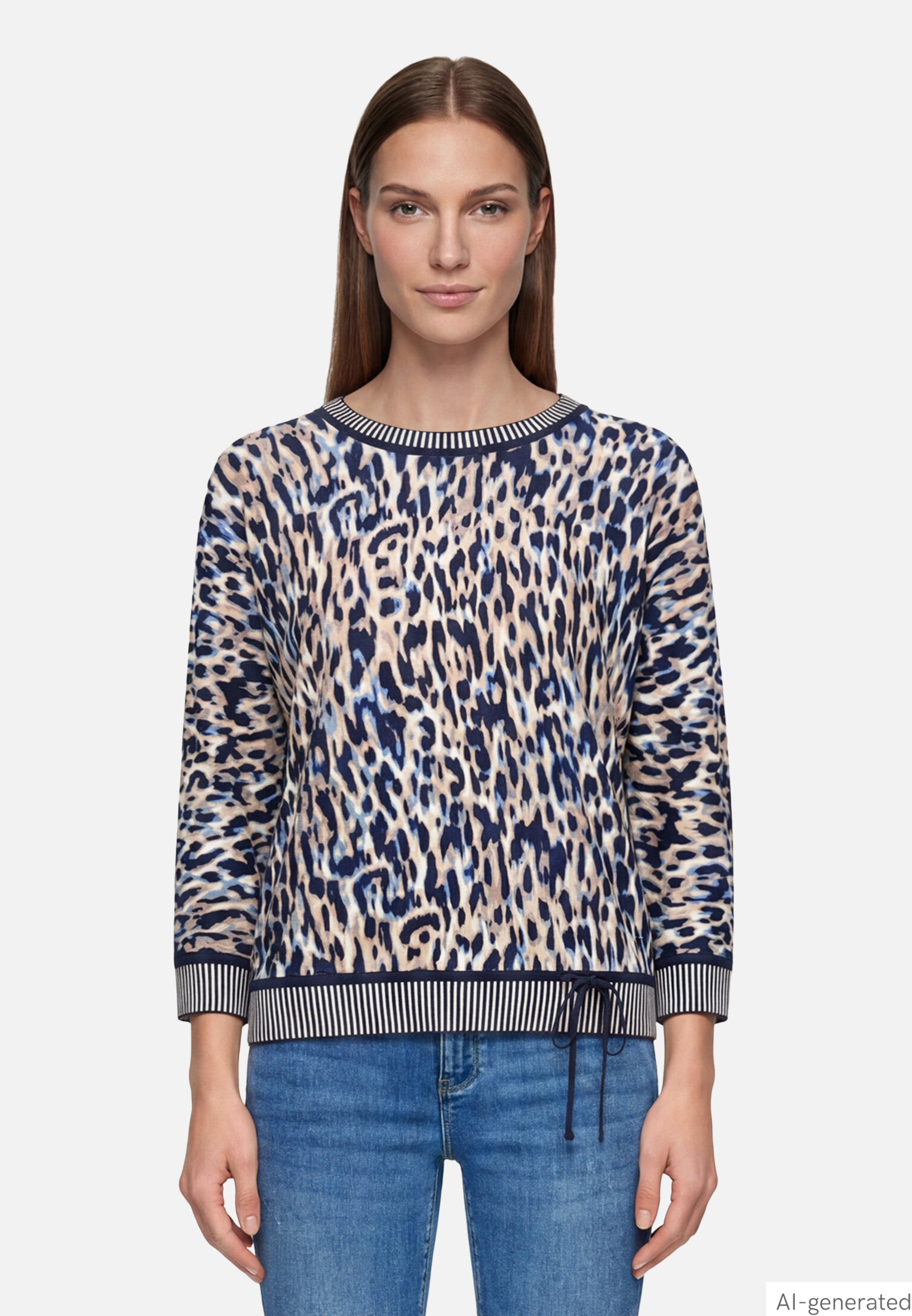 Leo-Pullover mit Tunnelzug