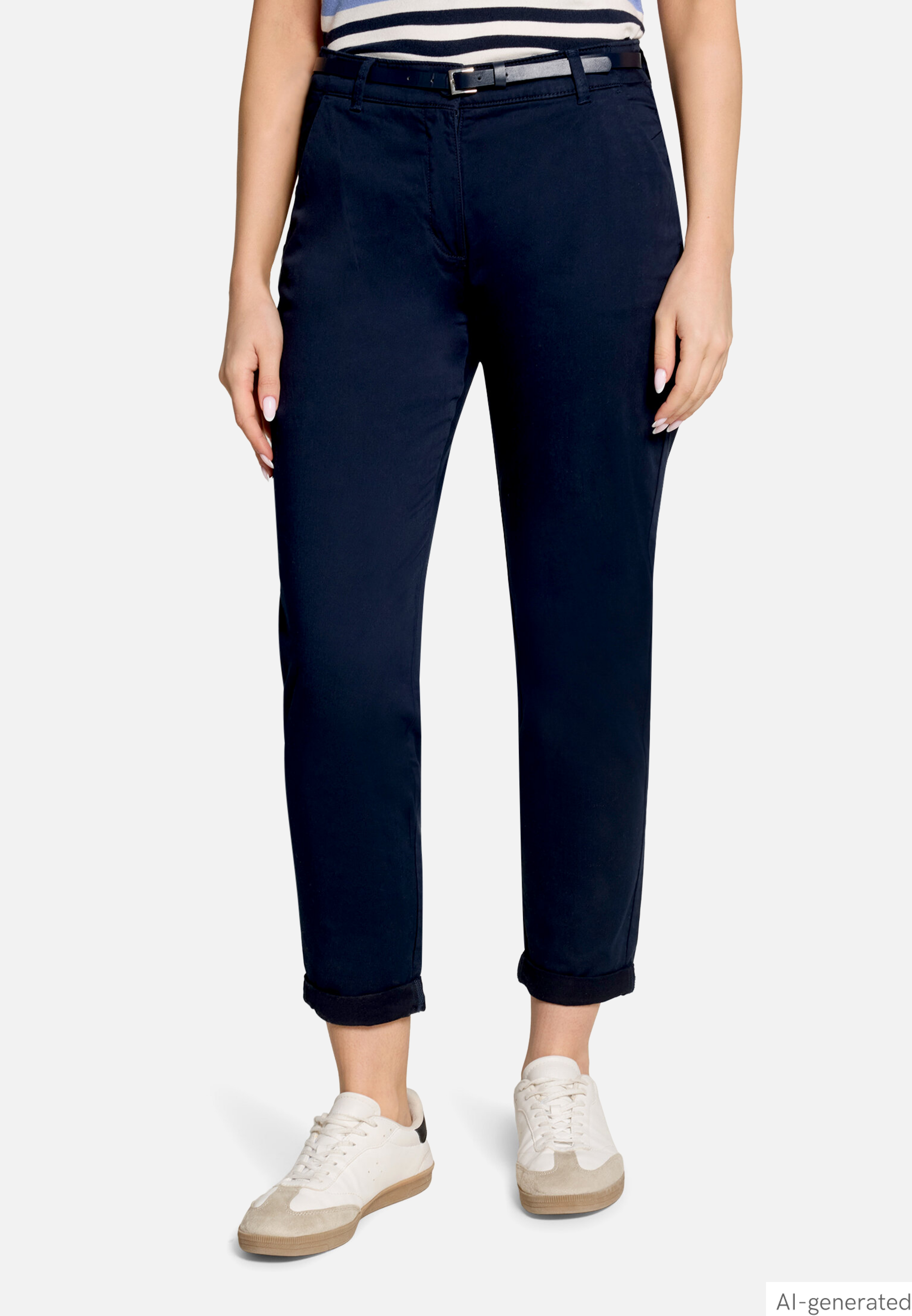 Chino-Hose unifarben