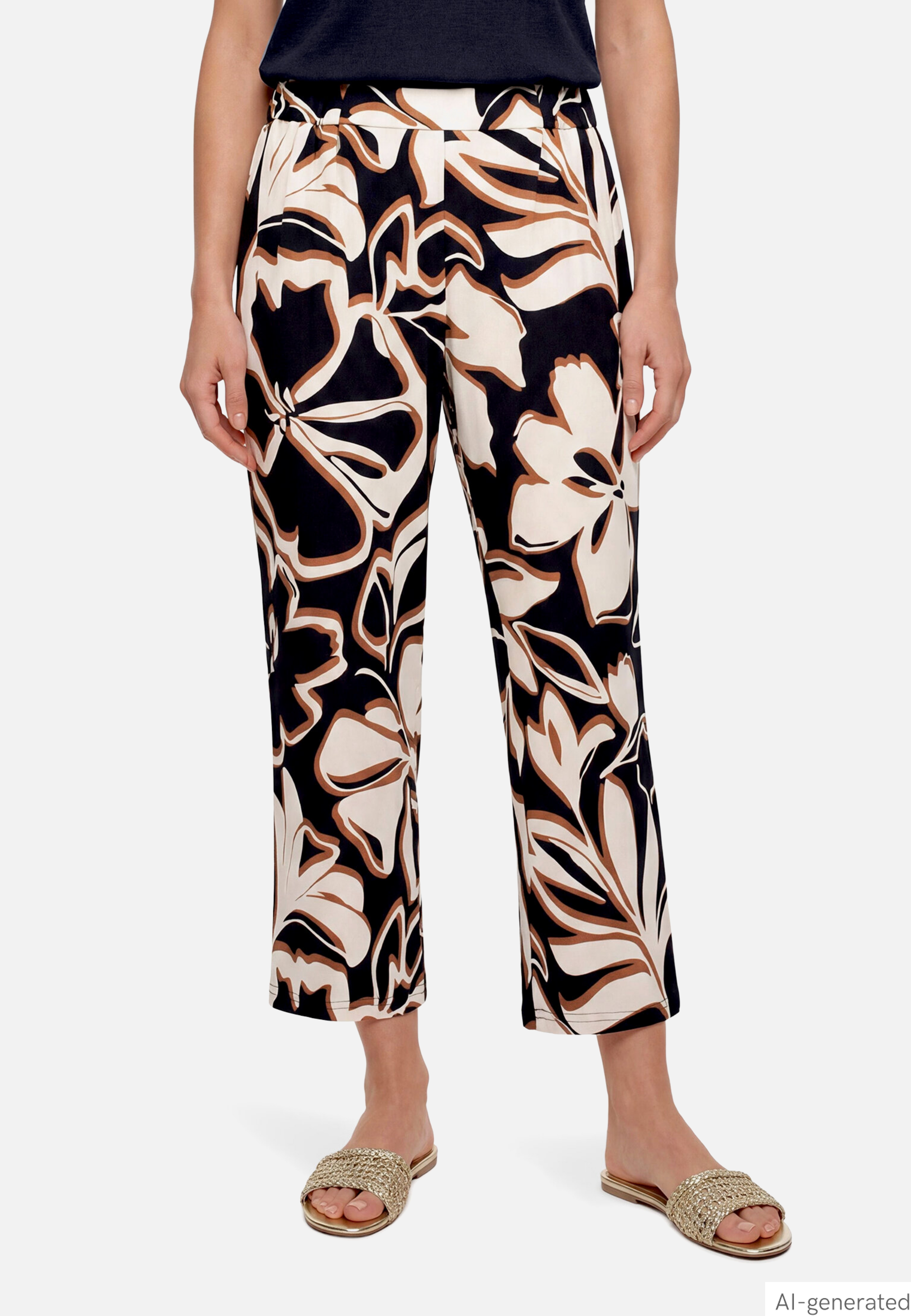 Schlupfhose mit Bundfalten Style Nelly Fashion