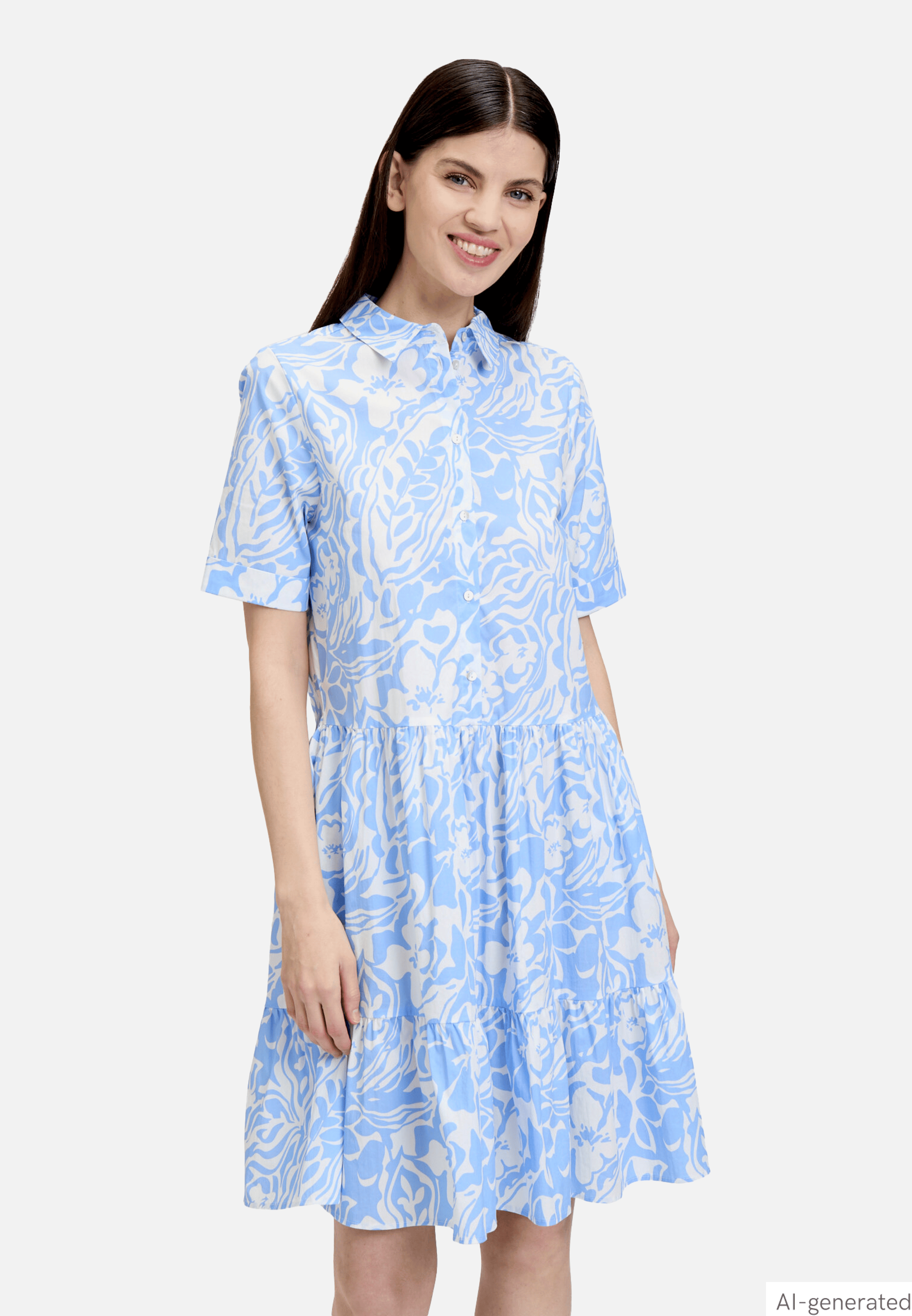 Blusenkleid mit Taschen