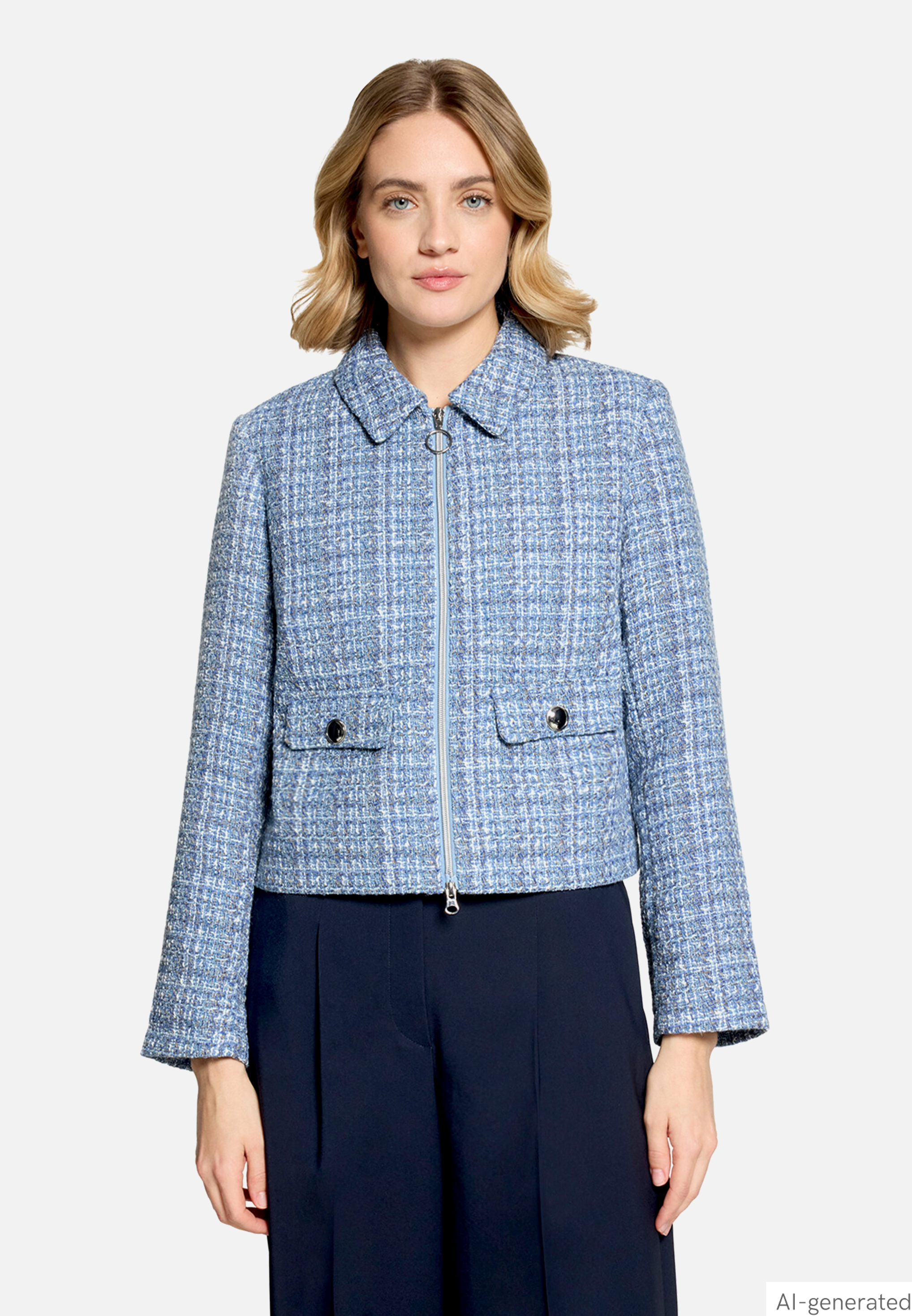 Blazer-Jacke Langarm