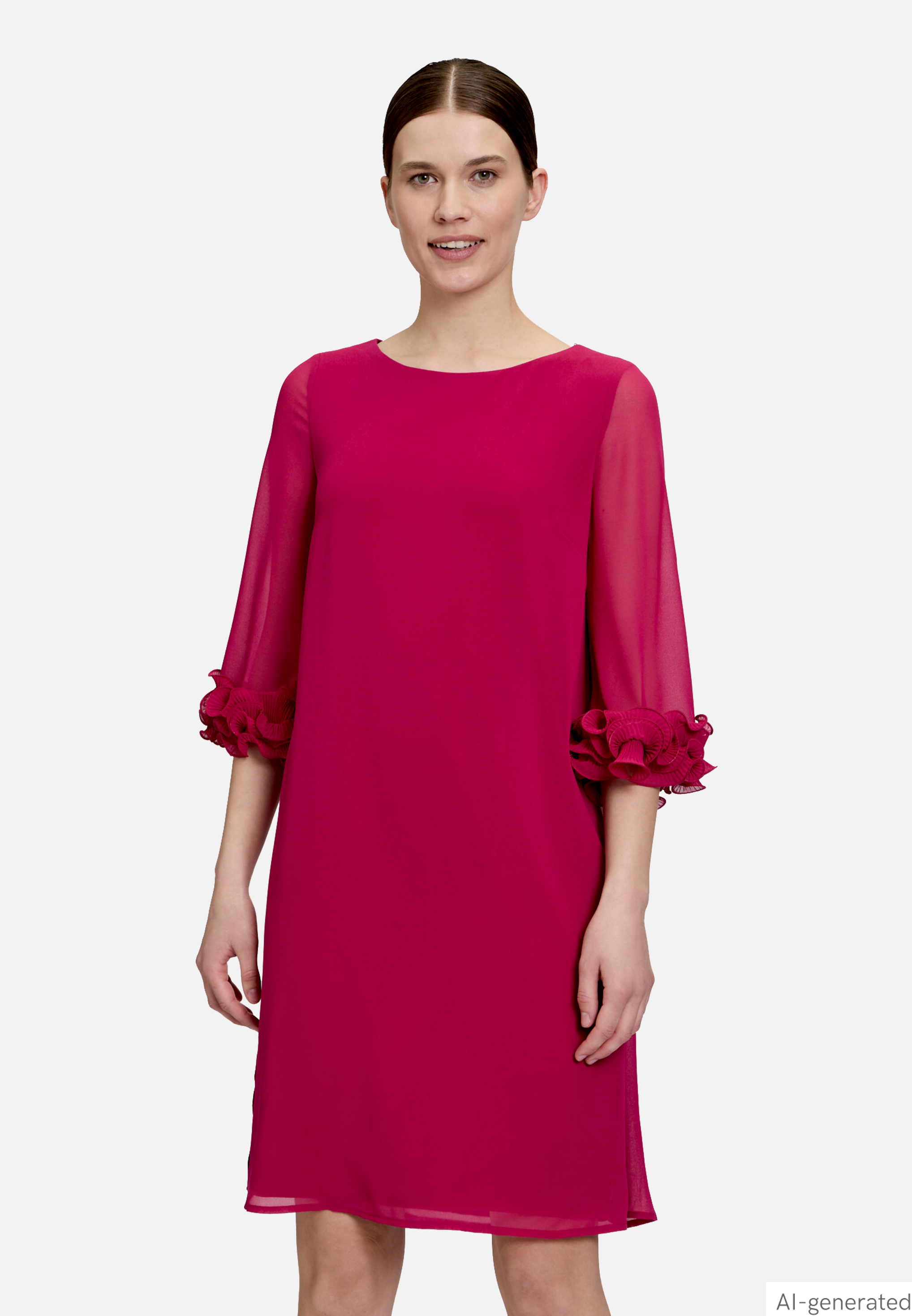 Cocktailkleid mit Rüschen