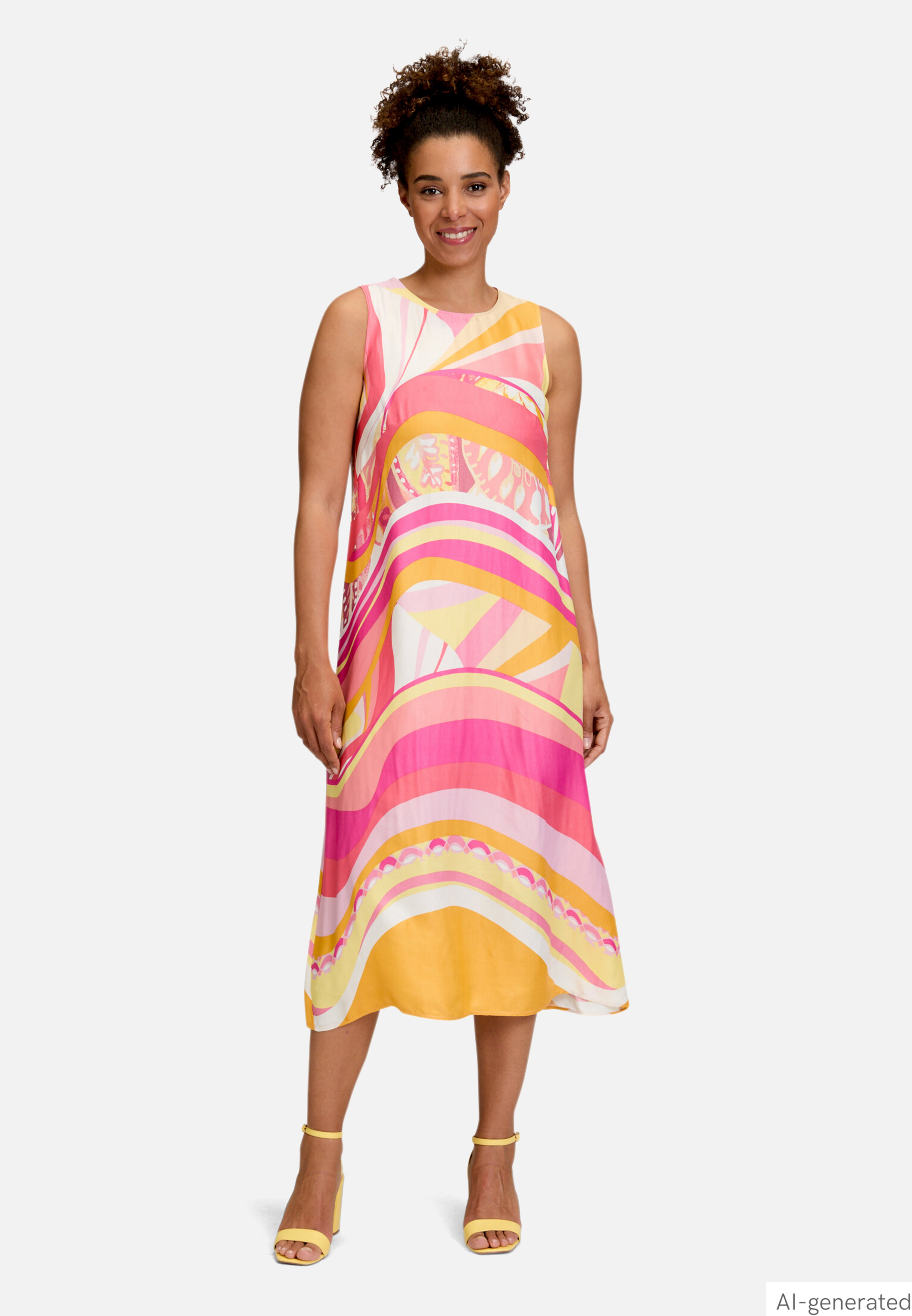 Sommerkleid mit Rundhalsausschnitt