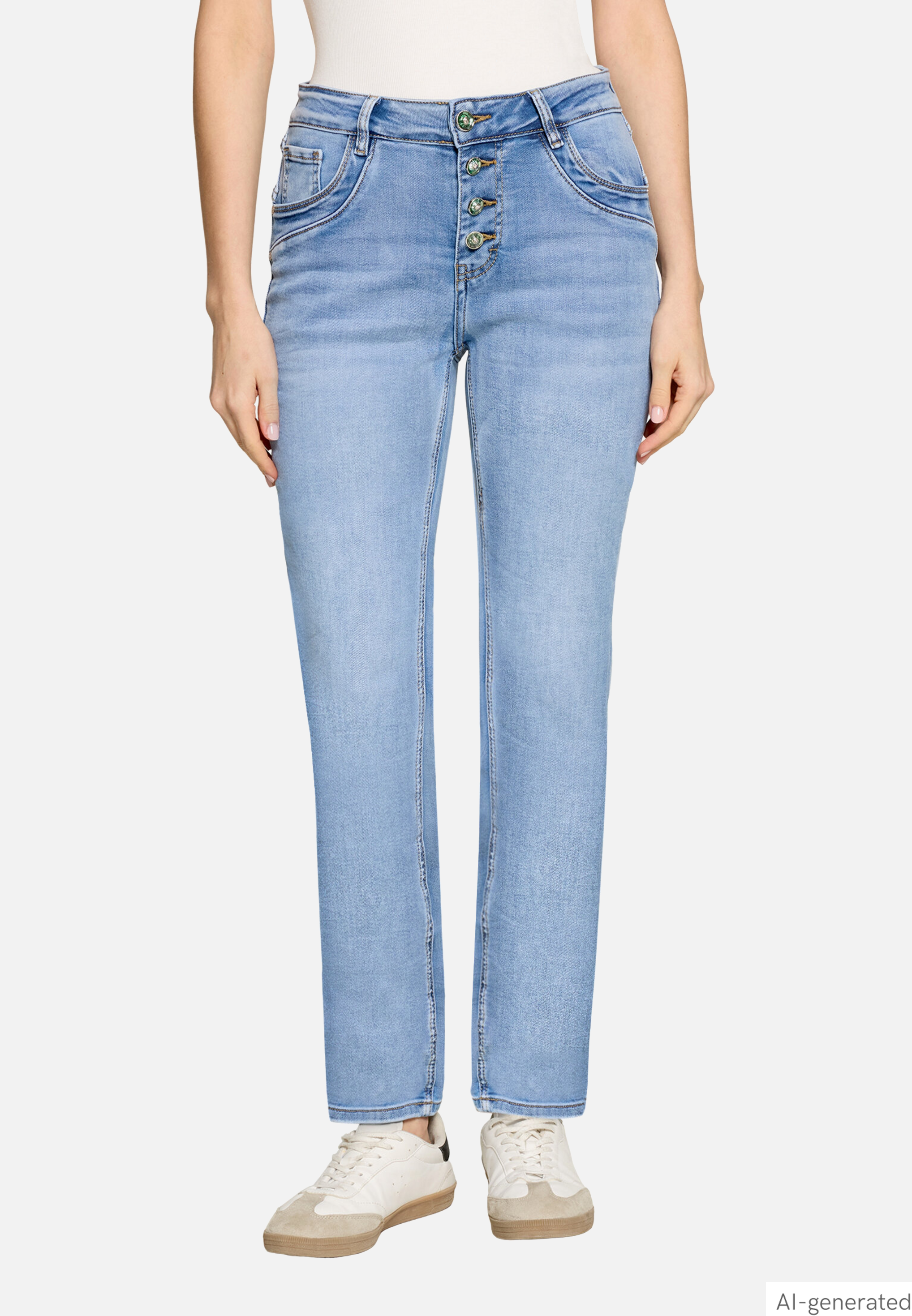Boyfriend-Jeans im Vintage-Look
