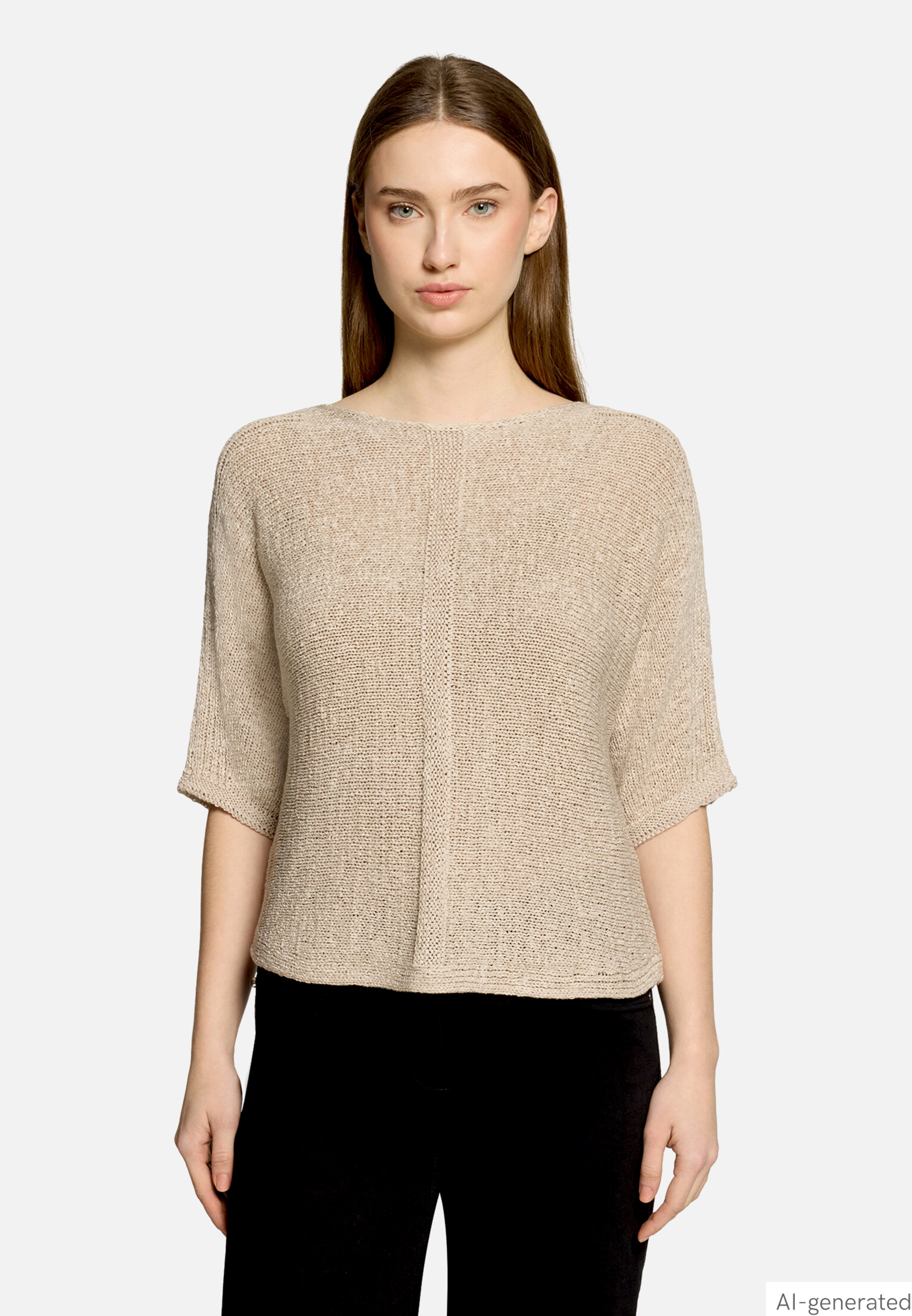 Strickpullover Kurzarm