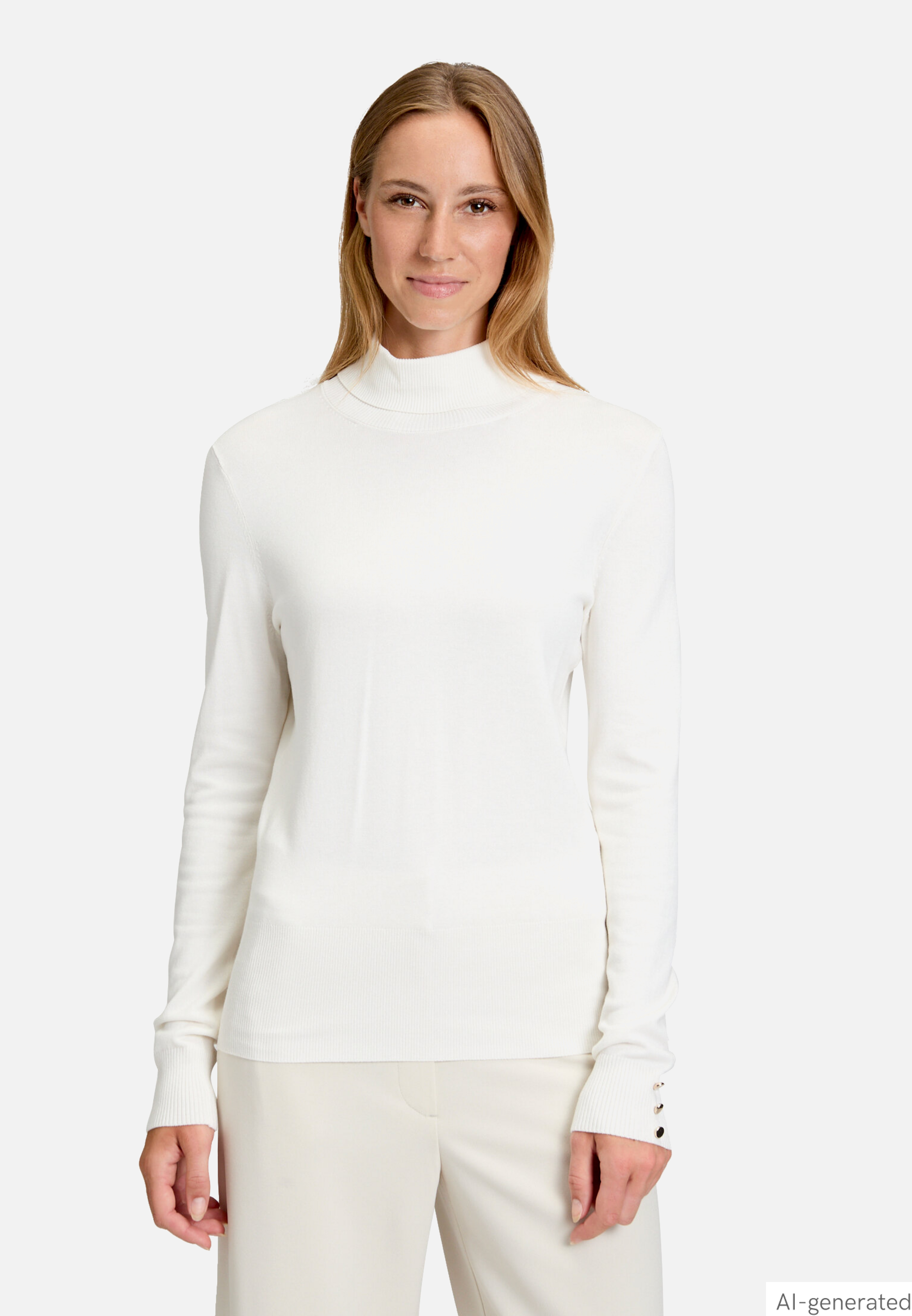 Rollkragenpullover langarm