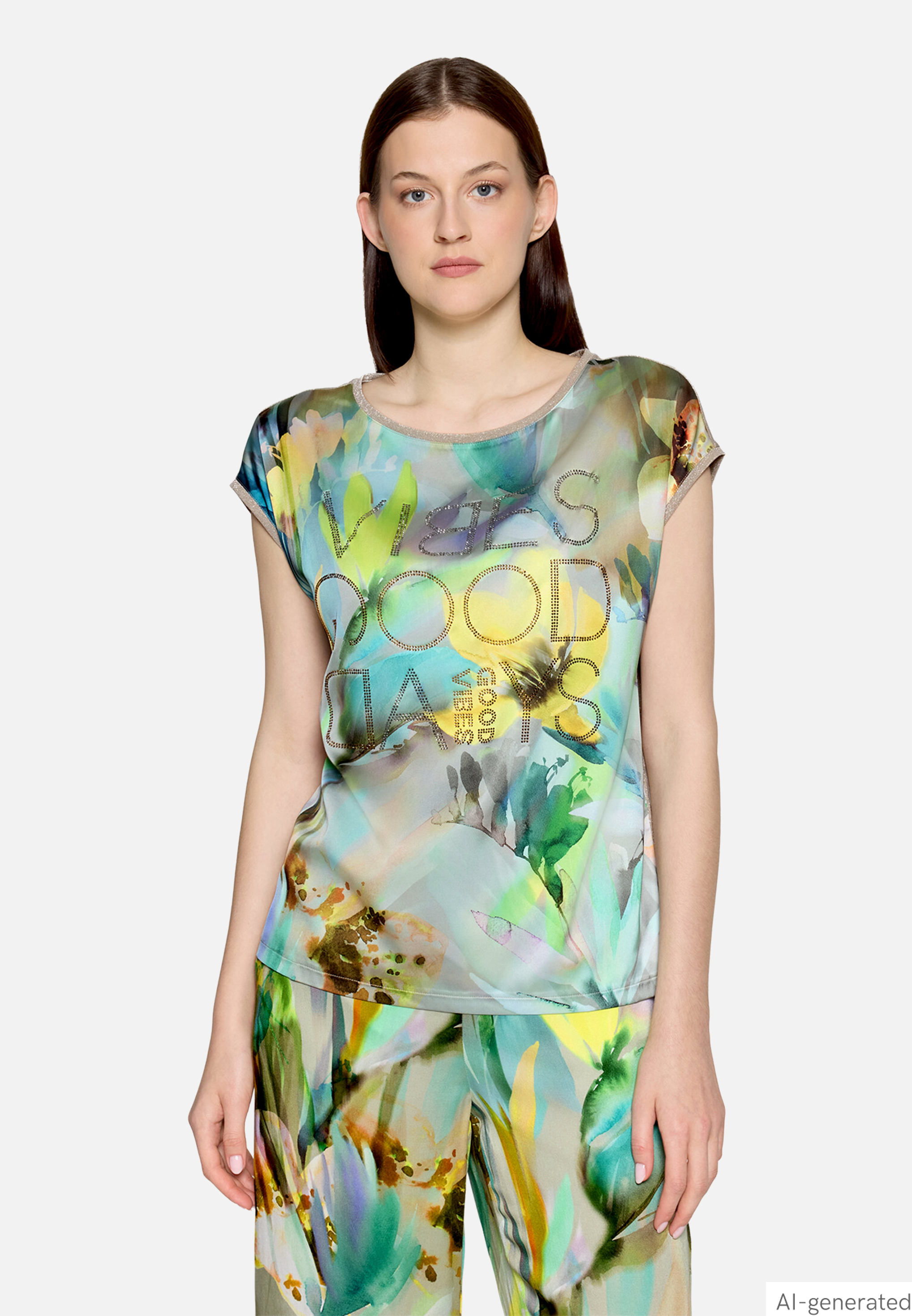 Blusenshirt mit Aufdruck