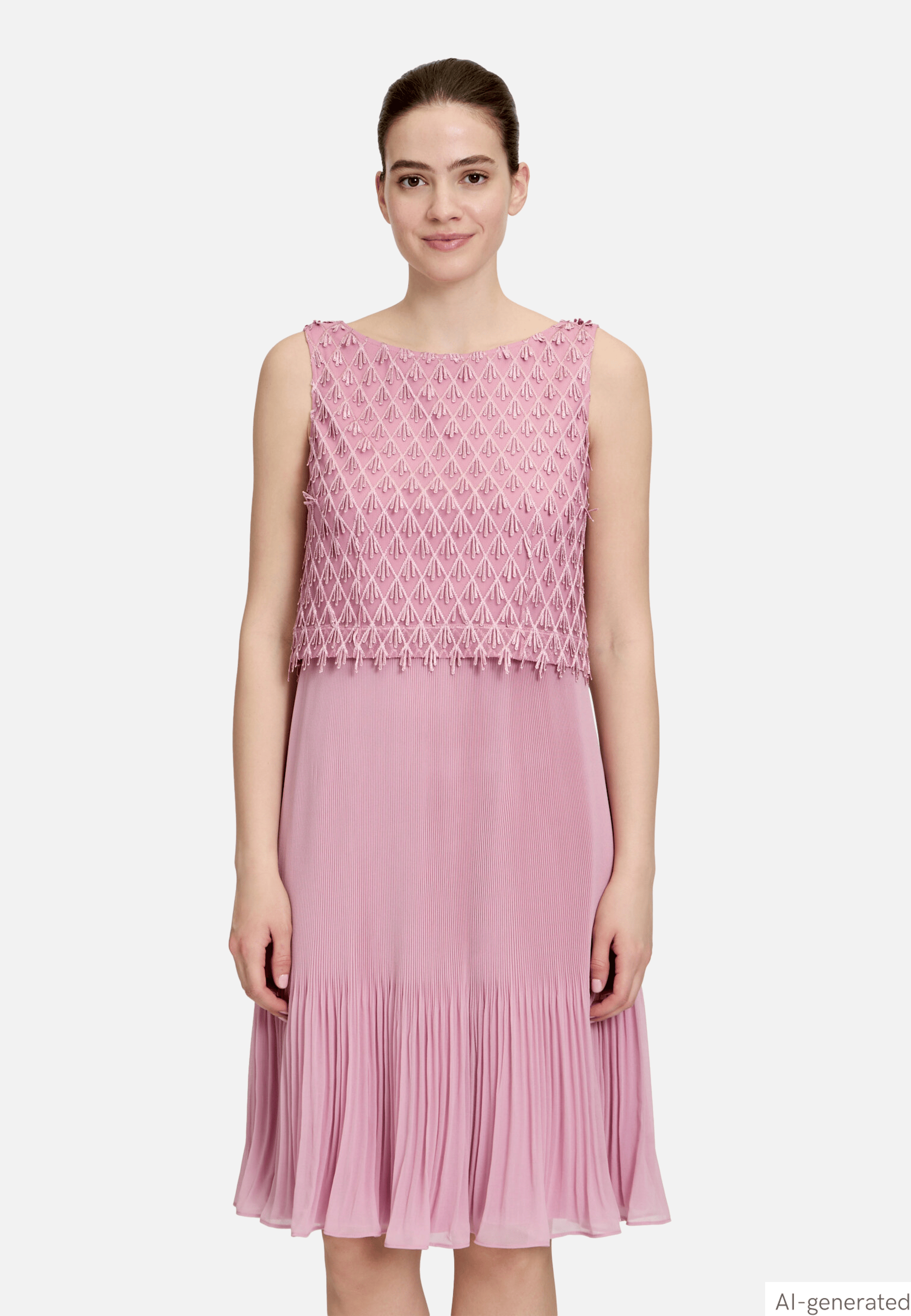 Cocktailkleid mit Plissee
