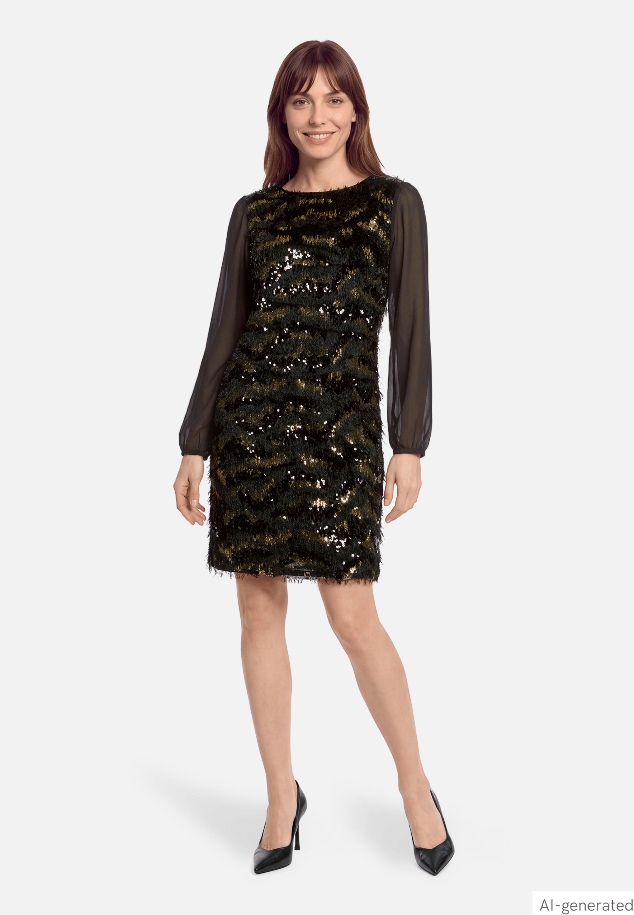 Partykleid mit Pailletten