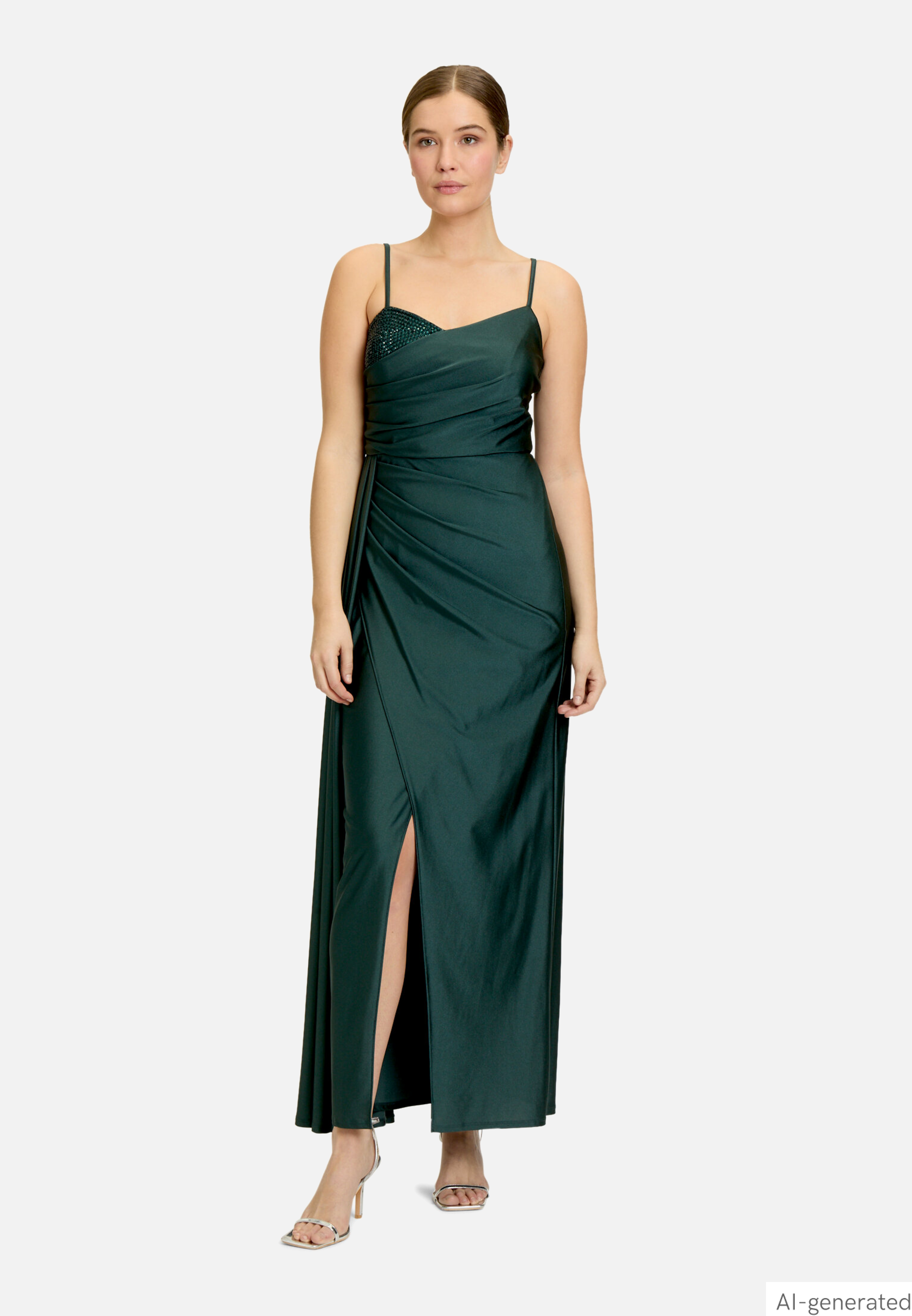 Abendkleid mit Schmucksteinen