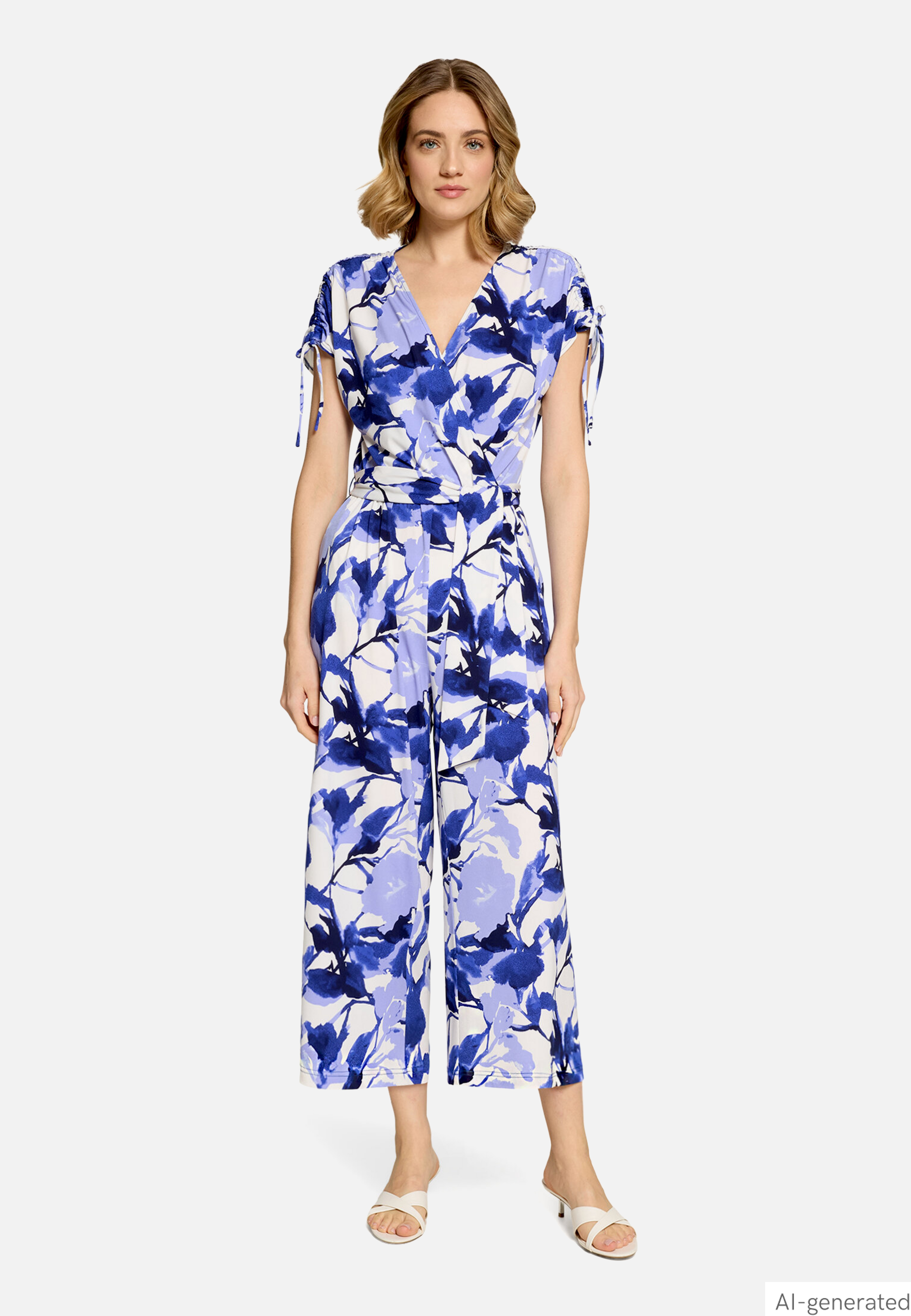 Festlicher Jumpsuit Mit Blumenmuster