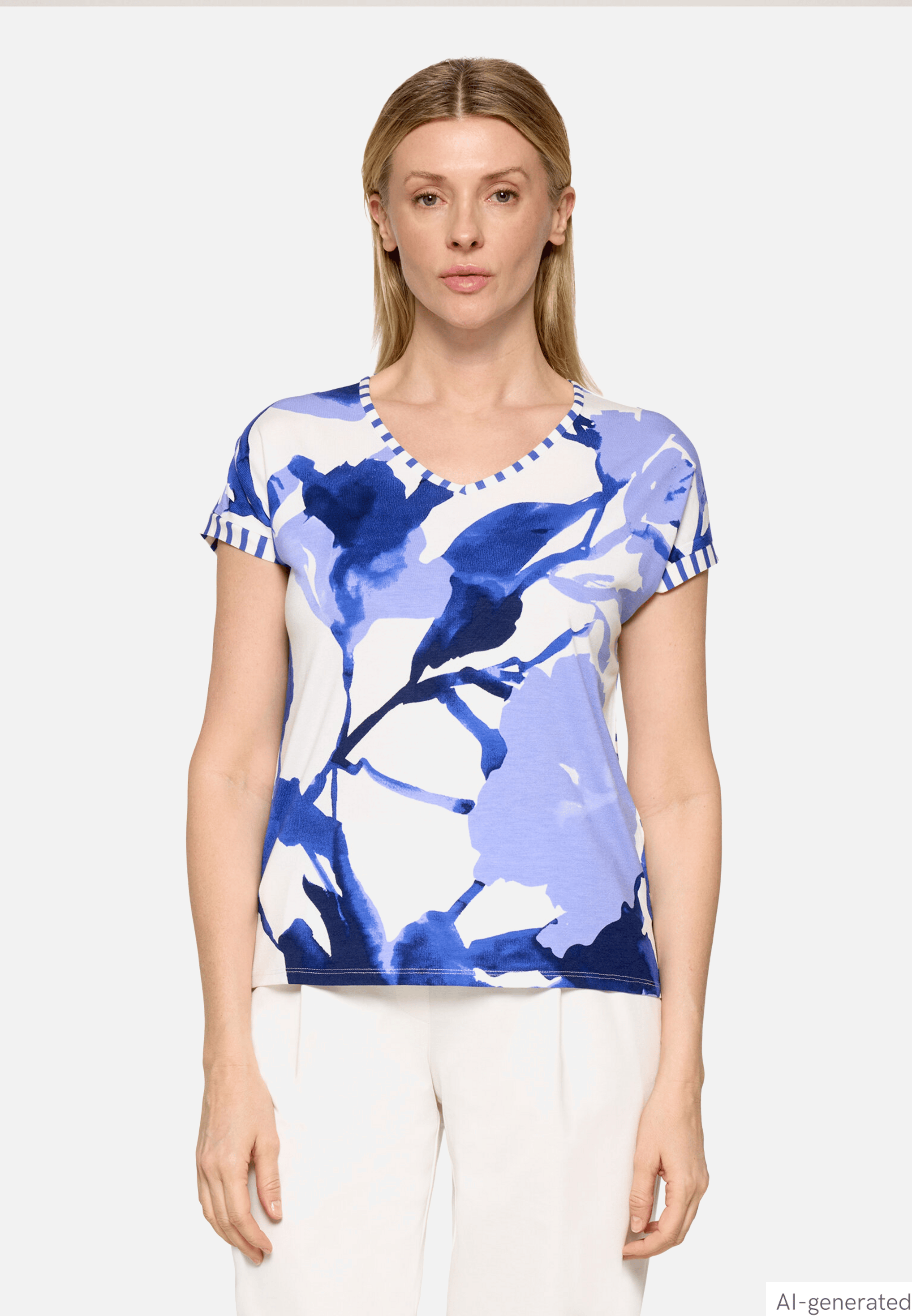 Casual-Shirt mit Ringel