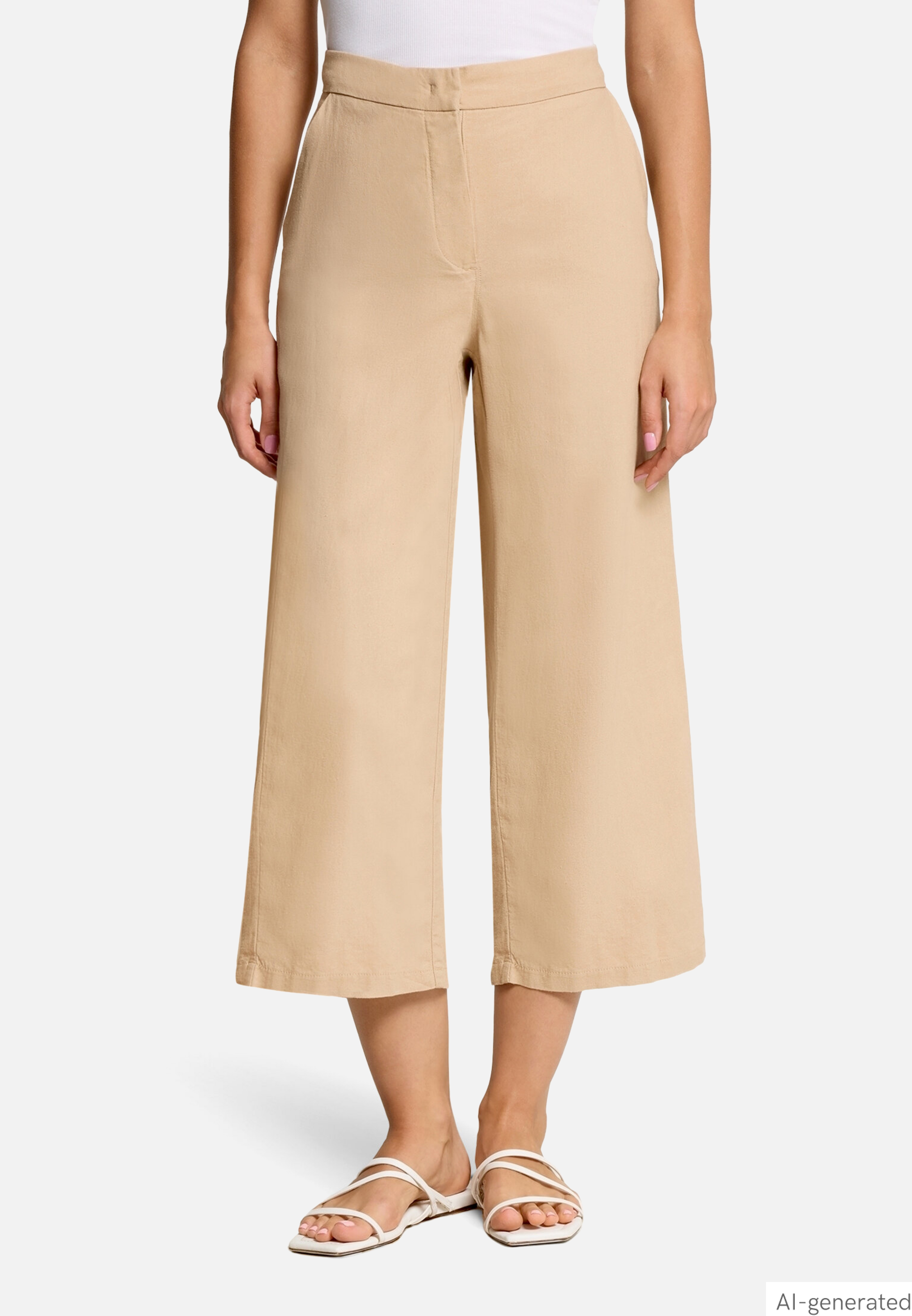 Leinenhose unifarben