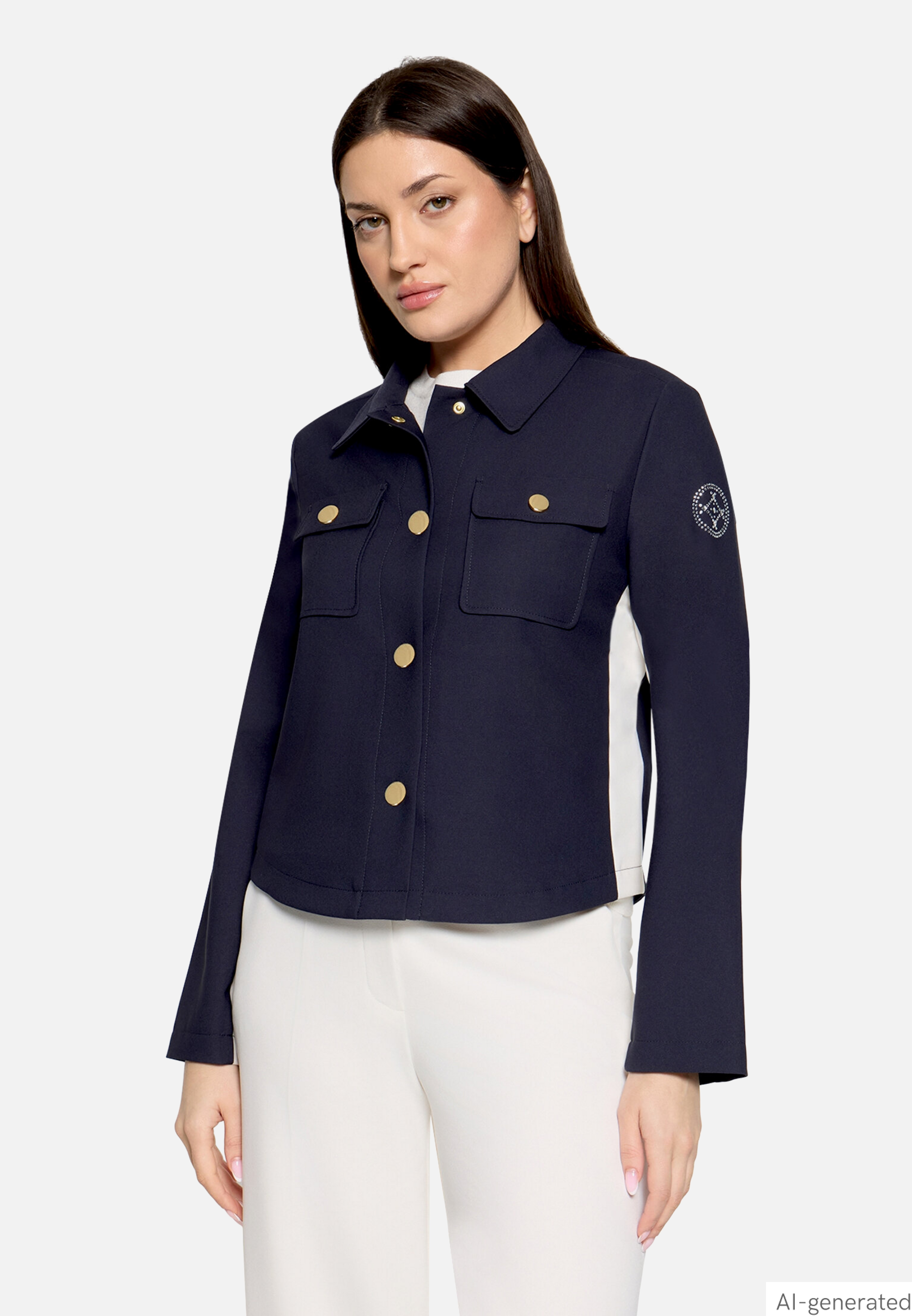 Overshirt mit Taschen