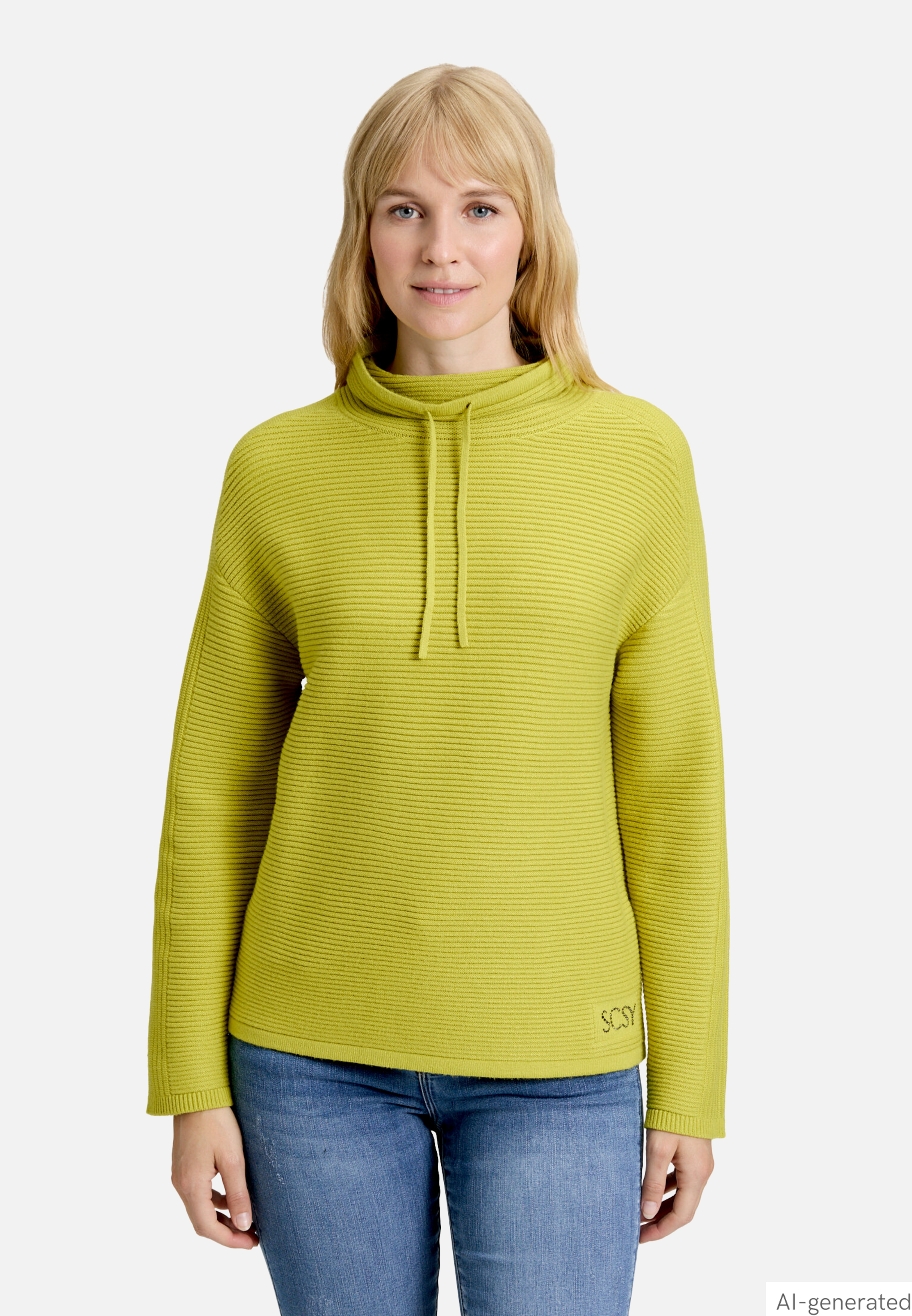 Strickpullover unifarben