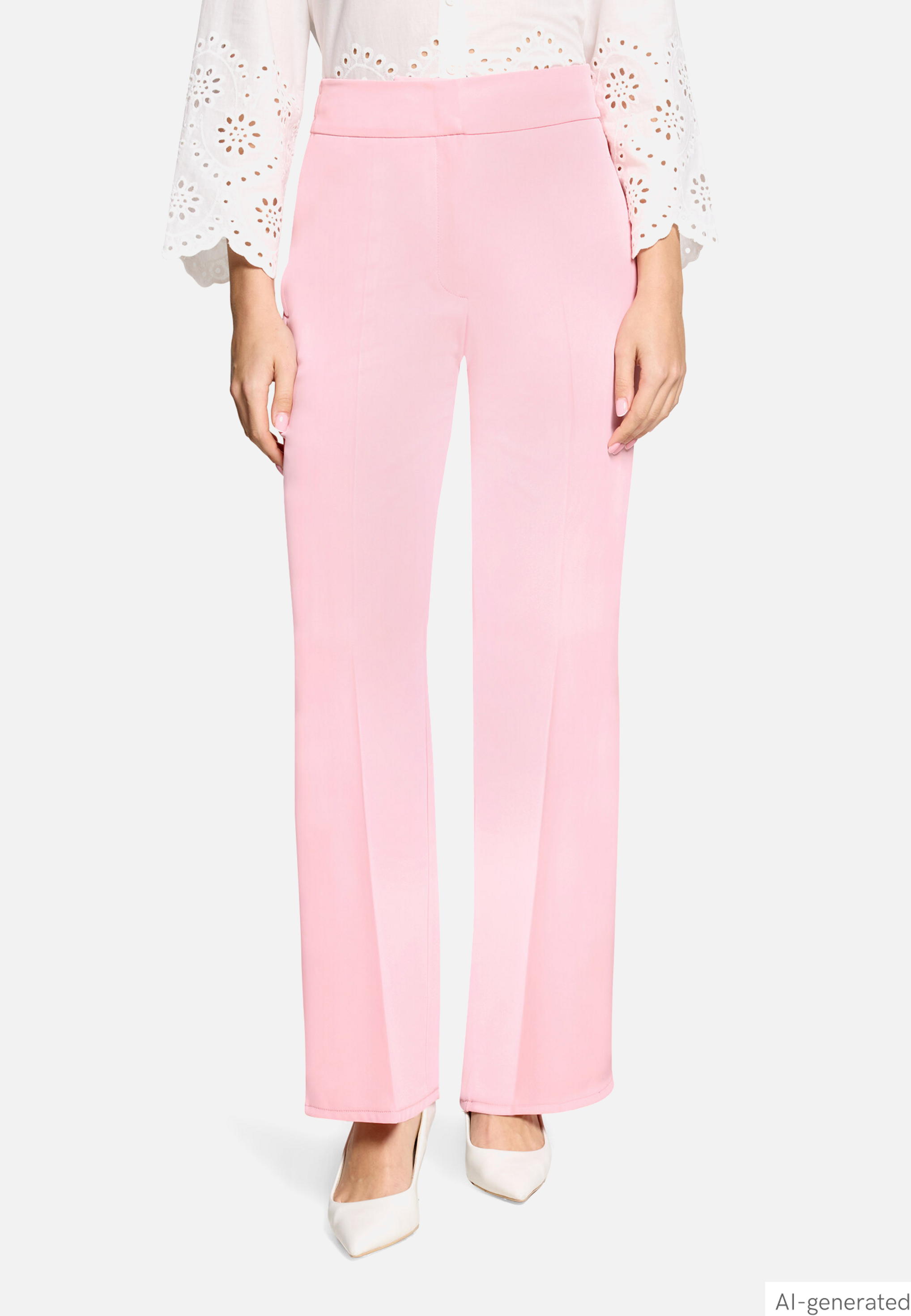 Stoffhose unifarben