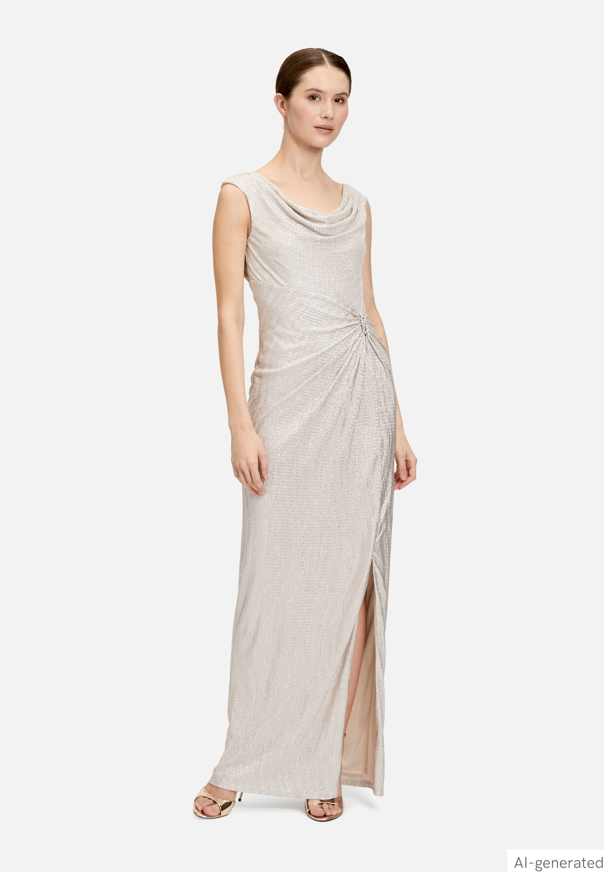Abendkleid im Glitzer-Look