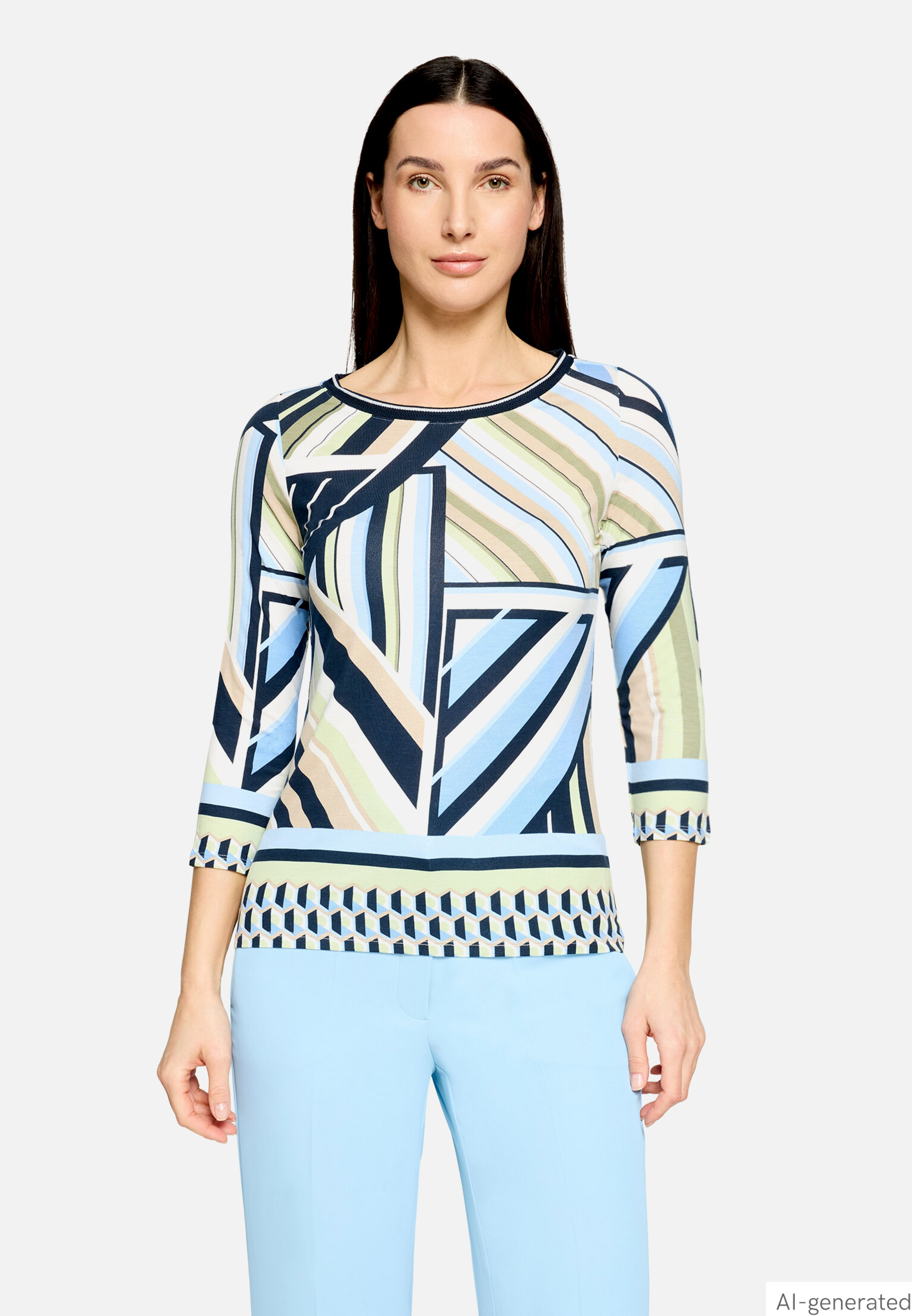 Basic Shirt mit Print
