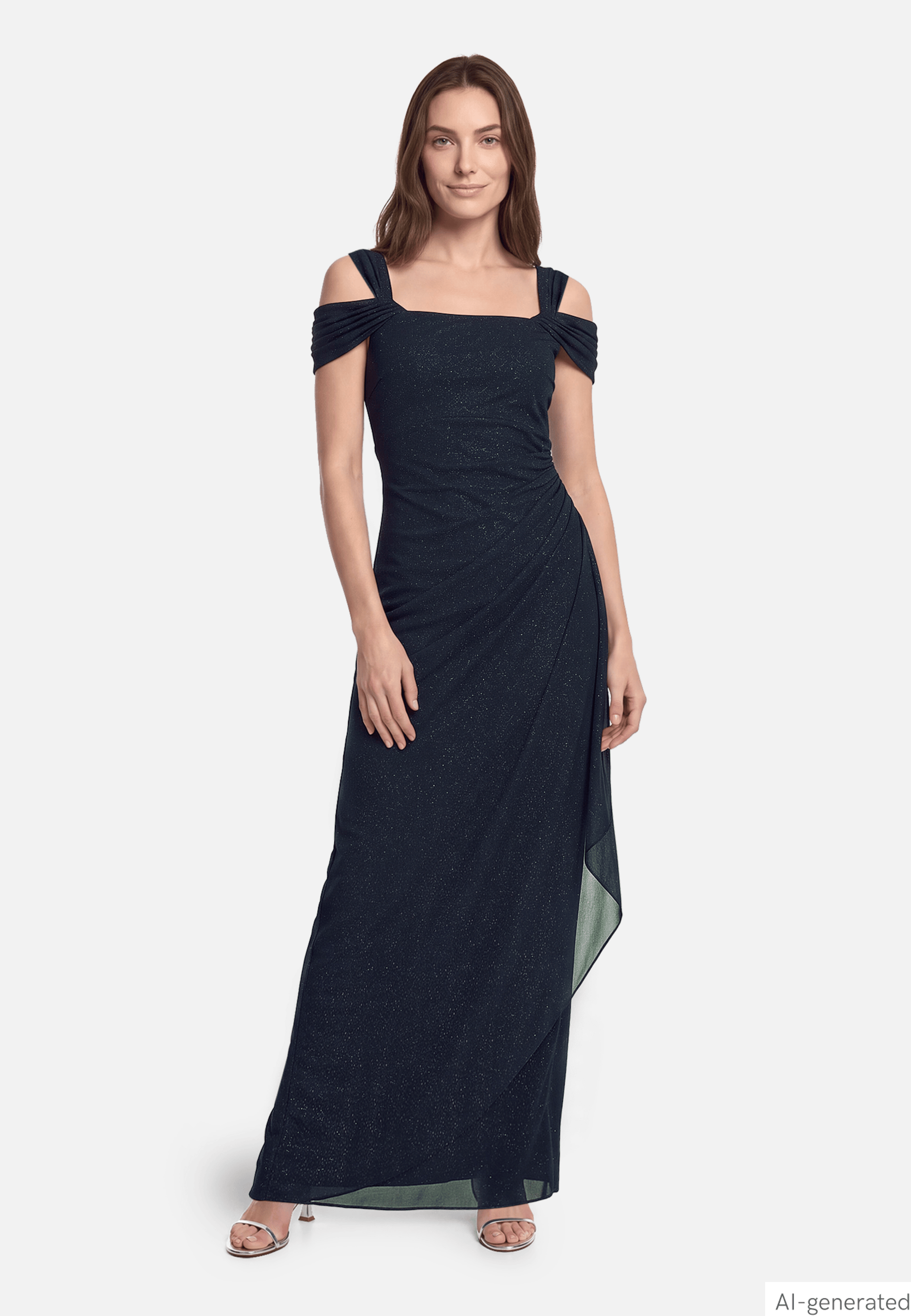 Abendkleid im Glitzer-Look