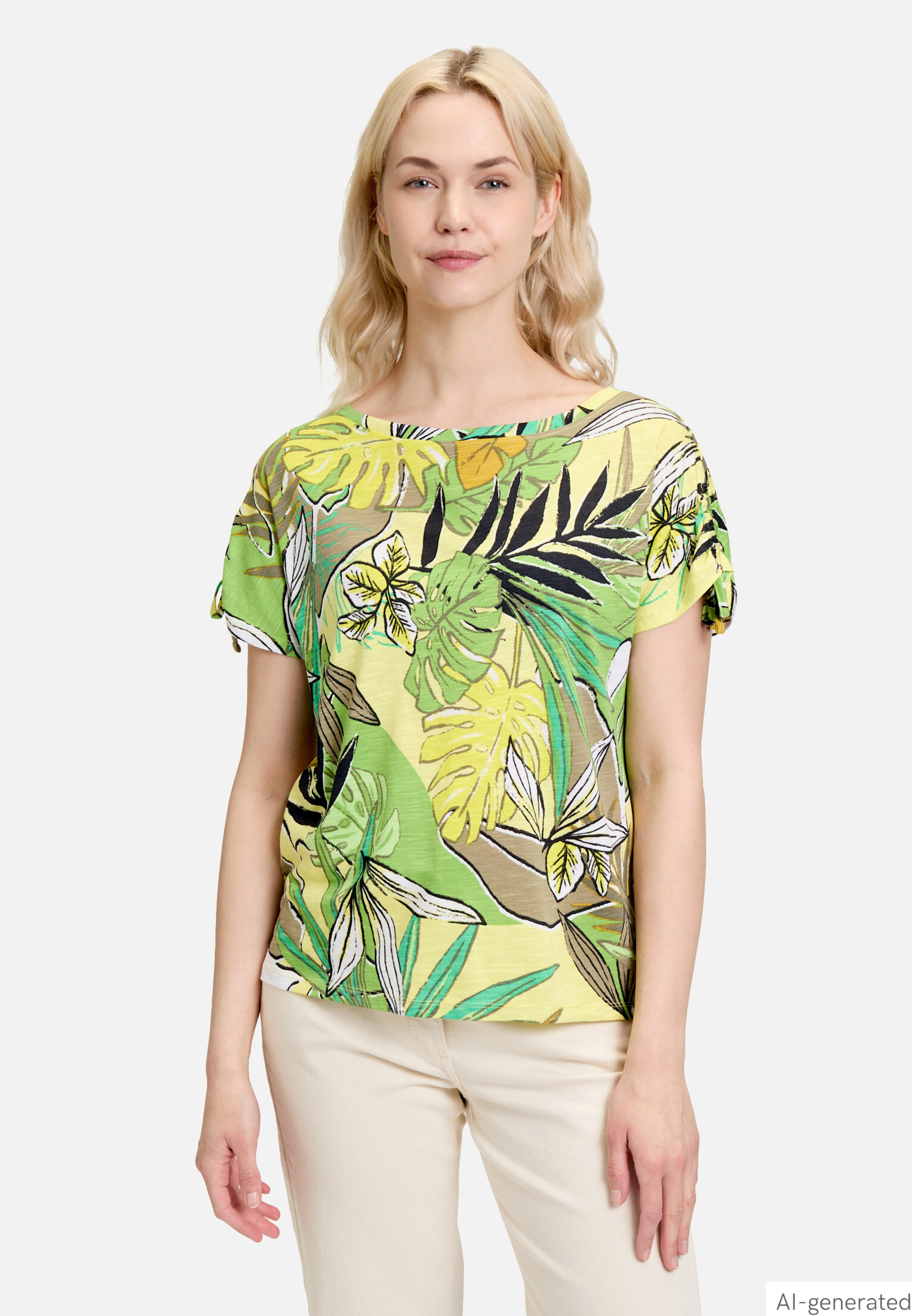 Casual-Shirt mit Raffung