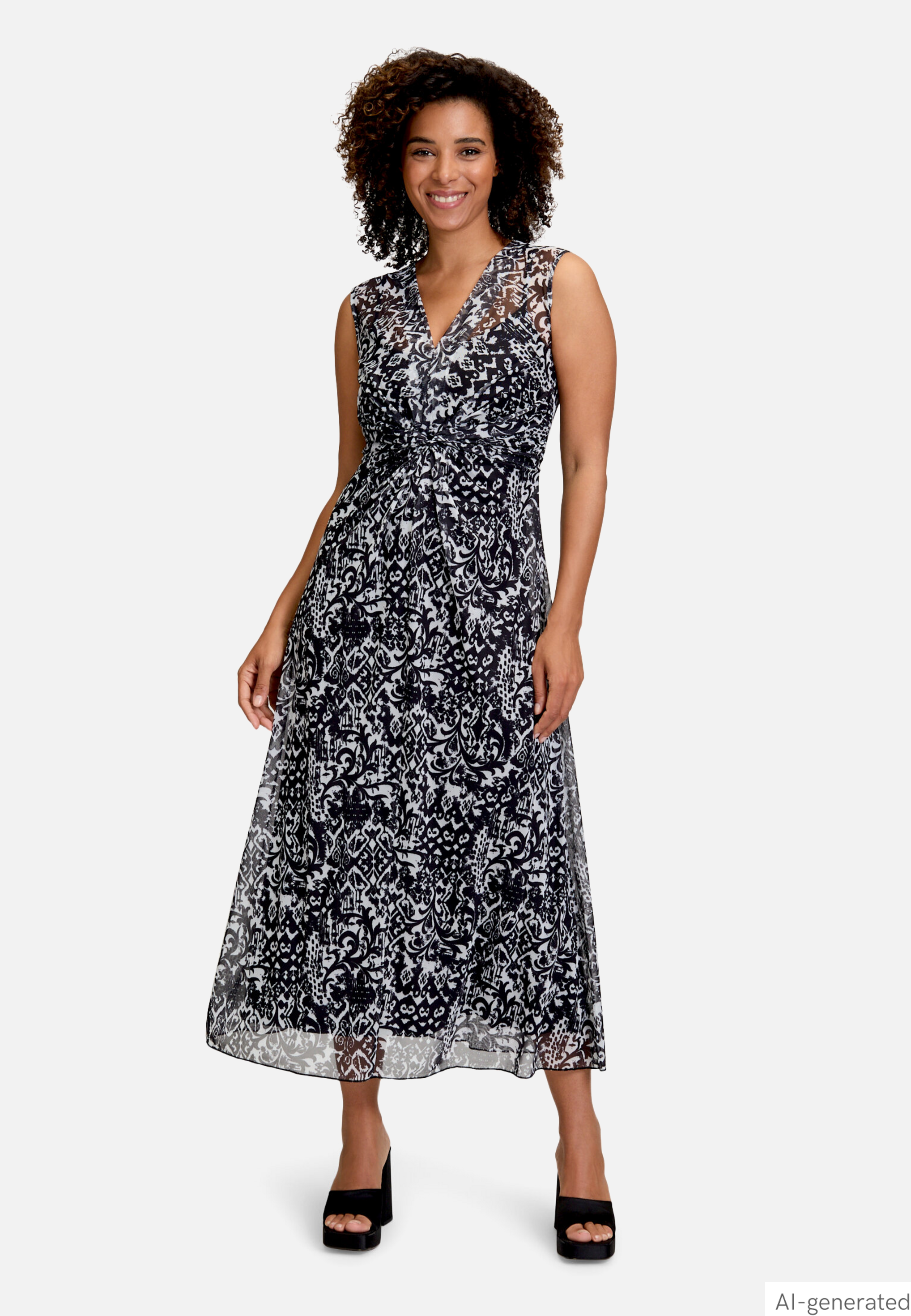 Midikleid ohne Arm