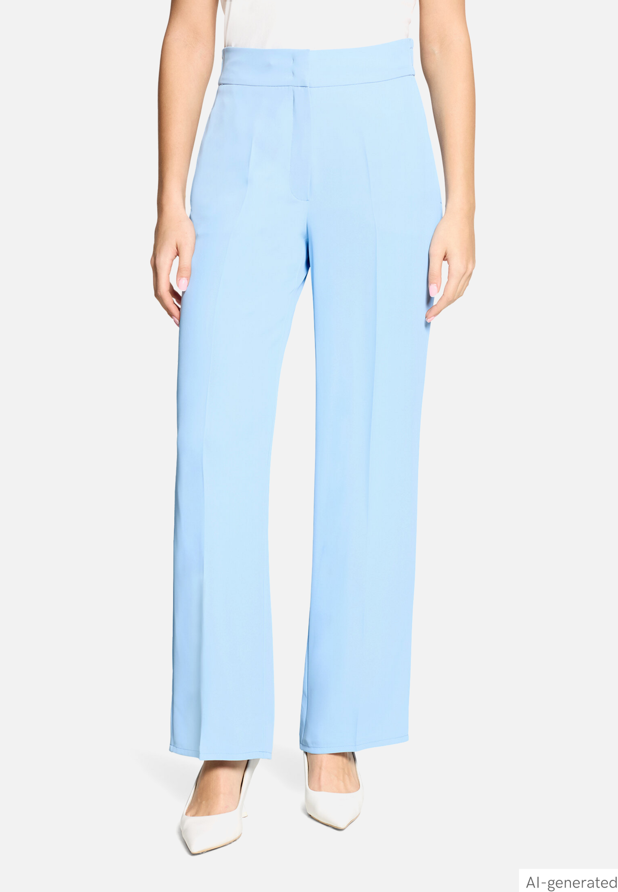 Stoffhose unifarben