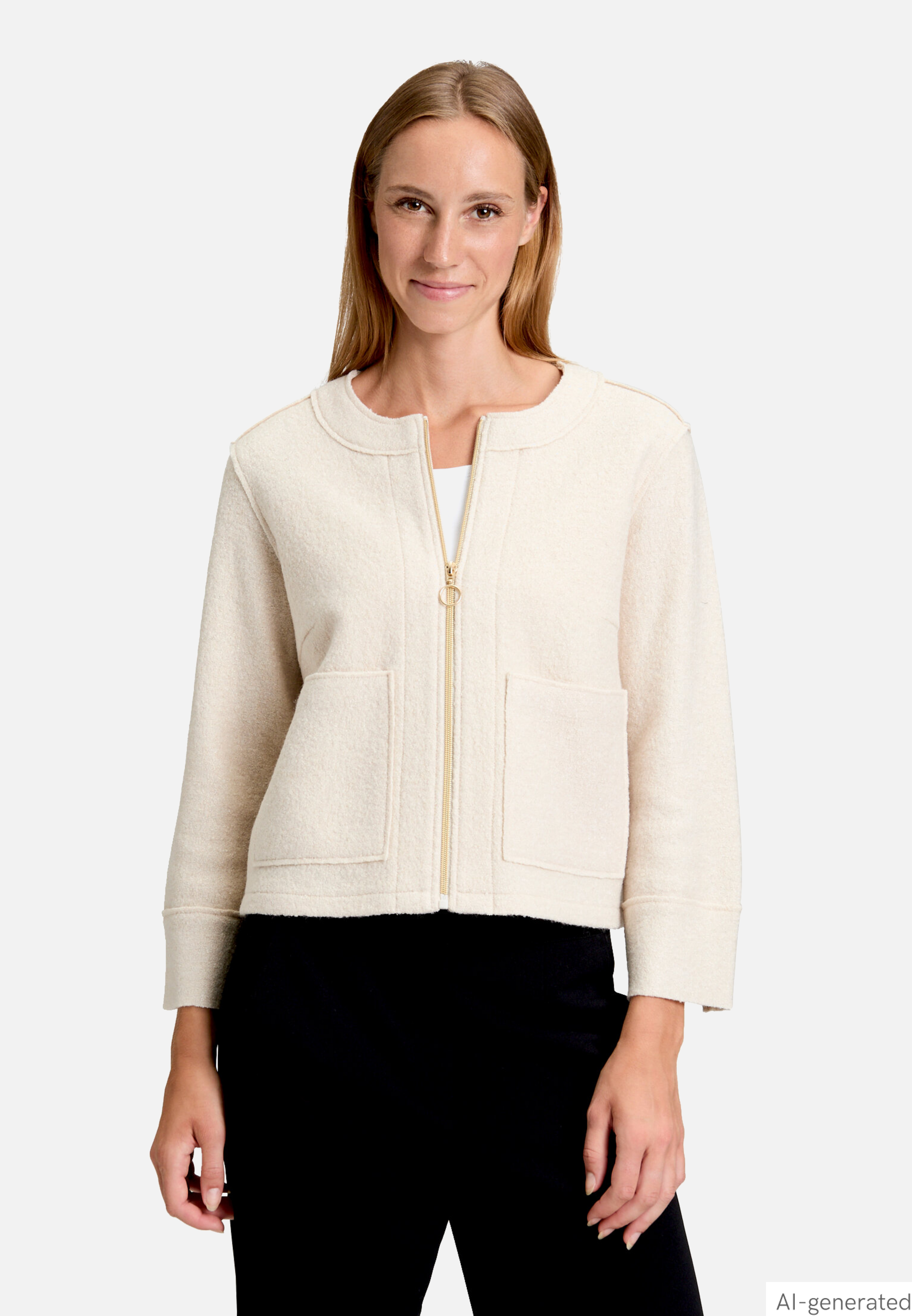 Blazer-Jacke mit Taschen